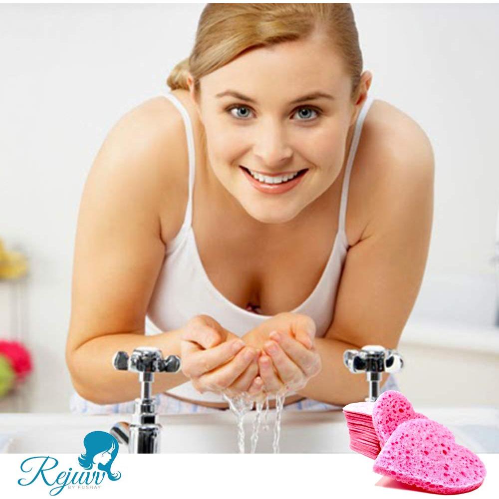 Esponjas Faciales Comprimidas Rejuvv Fushay - 25 Unidades