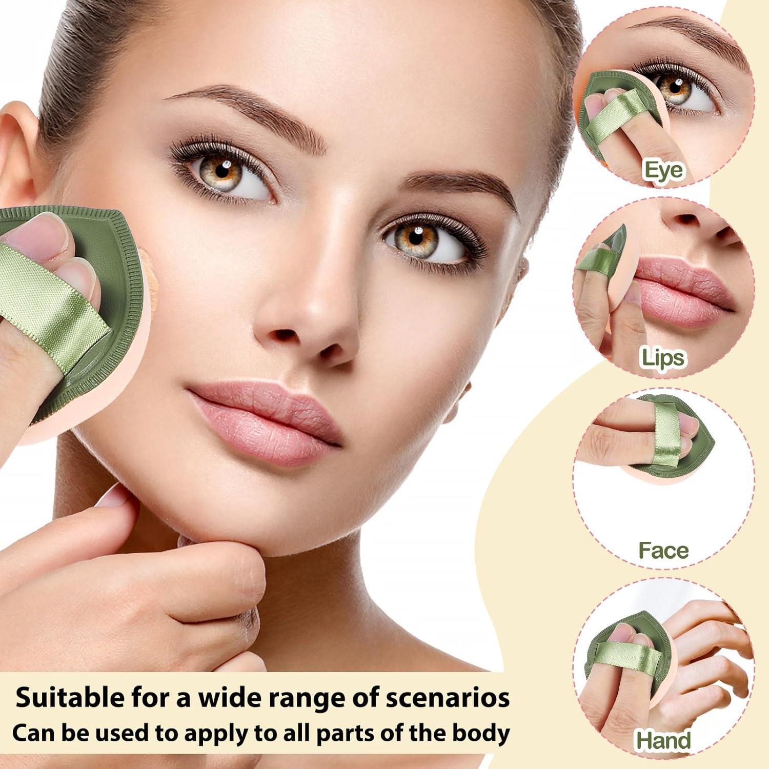 5 Esponjas de Maquillaje HJZHII en Forma de Gota Suave