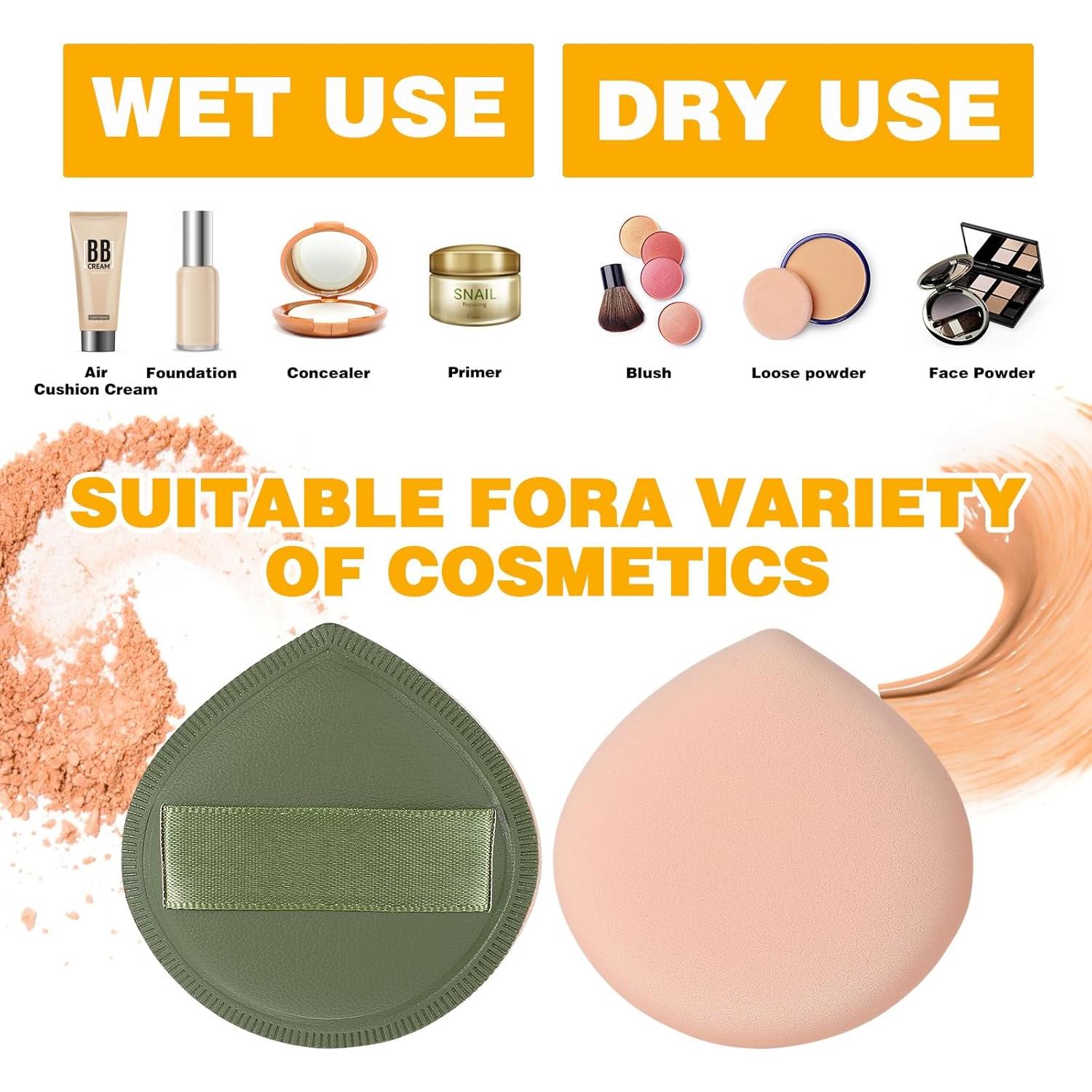 Esponjas de Maquillaje Giantree 5 Pcs Puff Suave 5.5cm