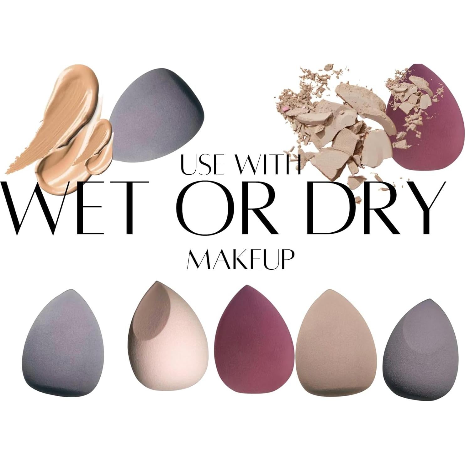 Esponja de Maquillaje Profesional Genérico Rosa Claro 4x6cm