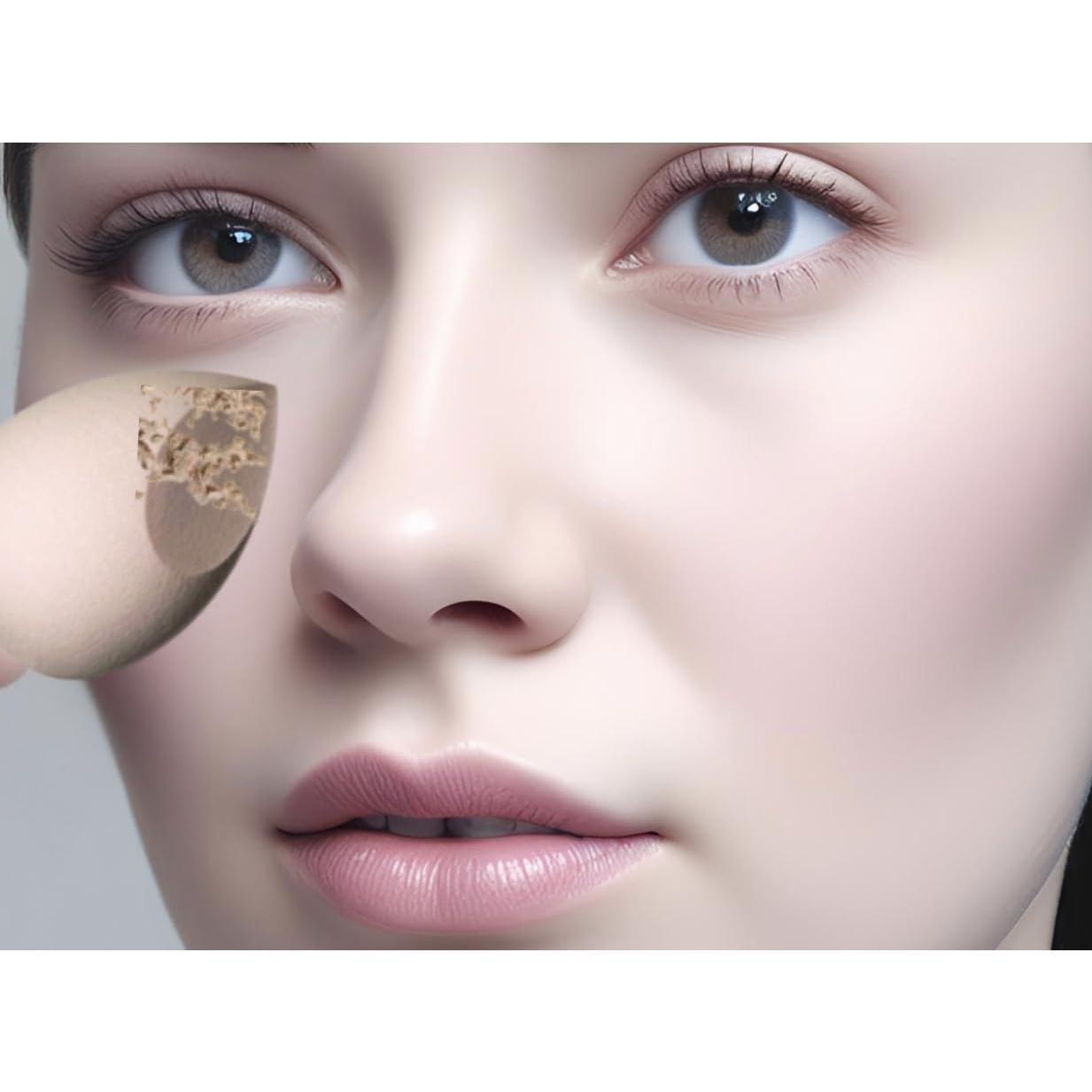 Esponja de Maquillaje Profesional Genérico Rosa Claro 4x6cm