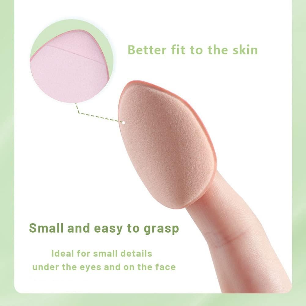 24 Esponjas de Maquillaje Puff Triángulo Auswalar Rosa y Azul