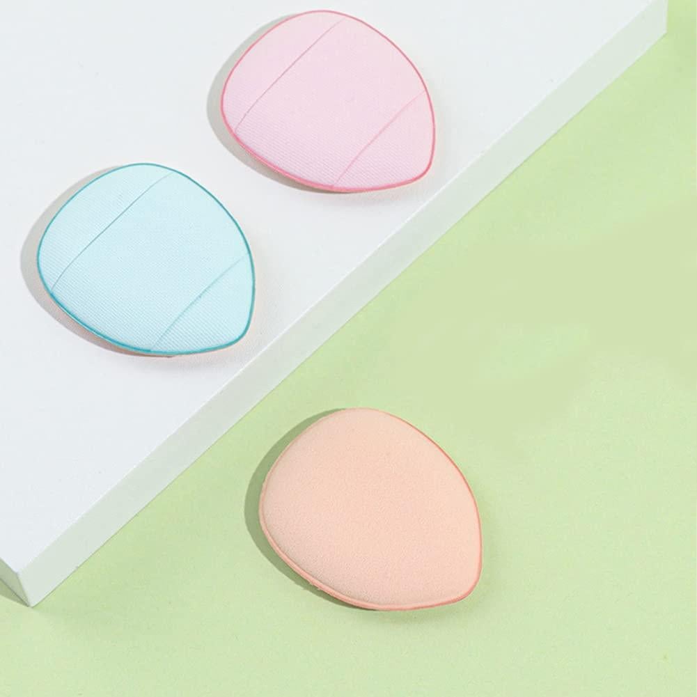 24 Esponjas de Maquillaje Puff Triángulo Auswalar Rosa y Azul