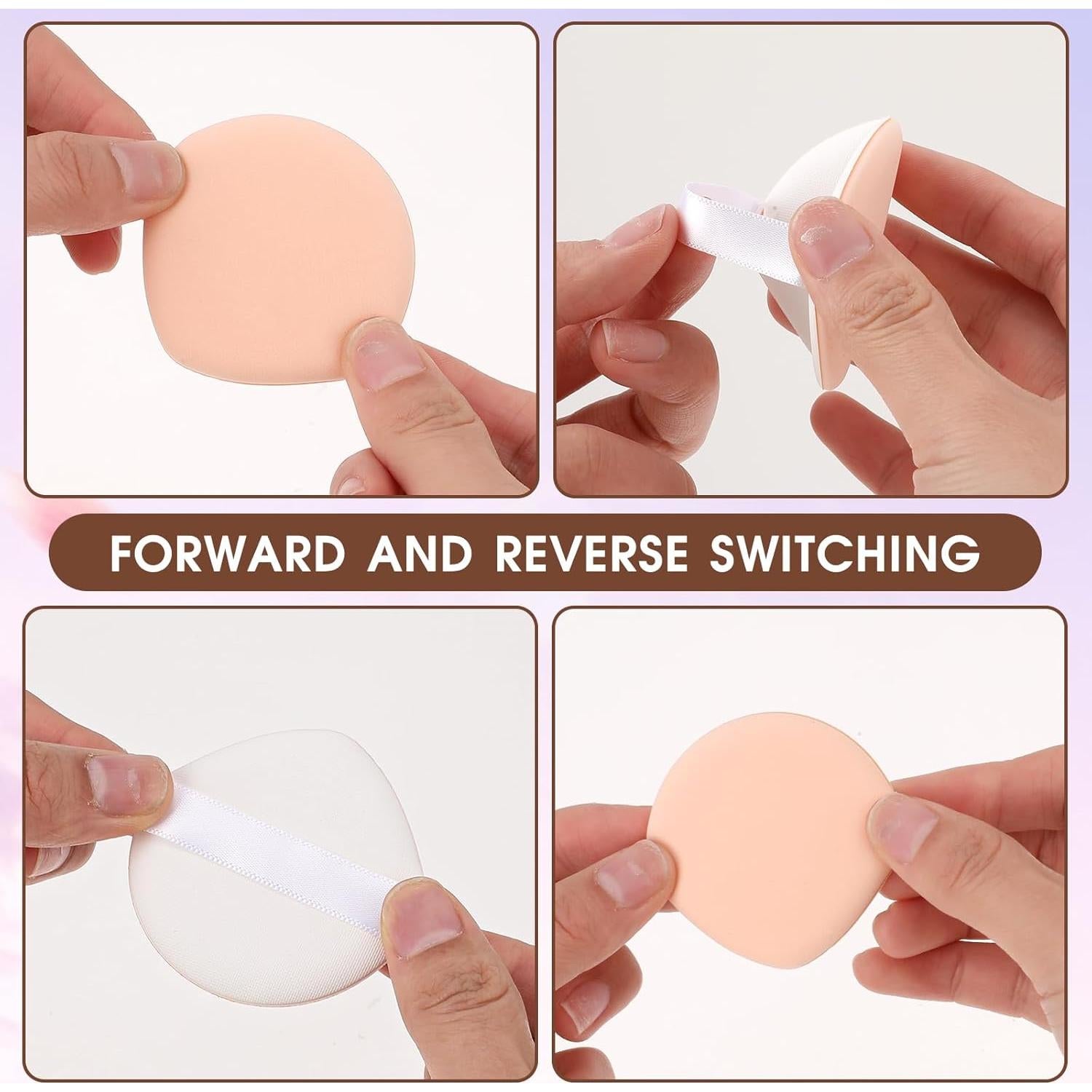 8 Esponjas de Maquillaje MOZEAT LENS en Forma de Gota