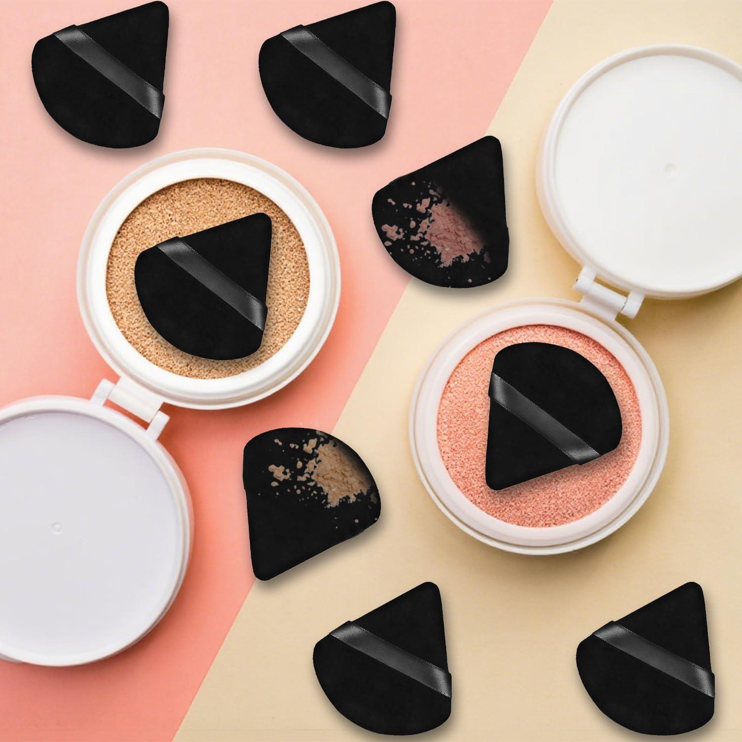 100 Esponjas de Maquillaje Triangulares Negras Jolbndcv