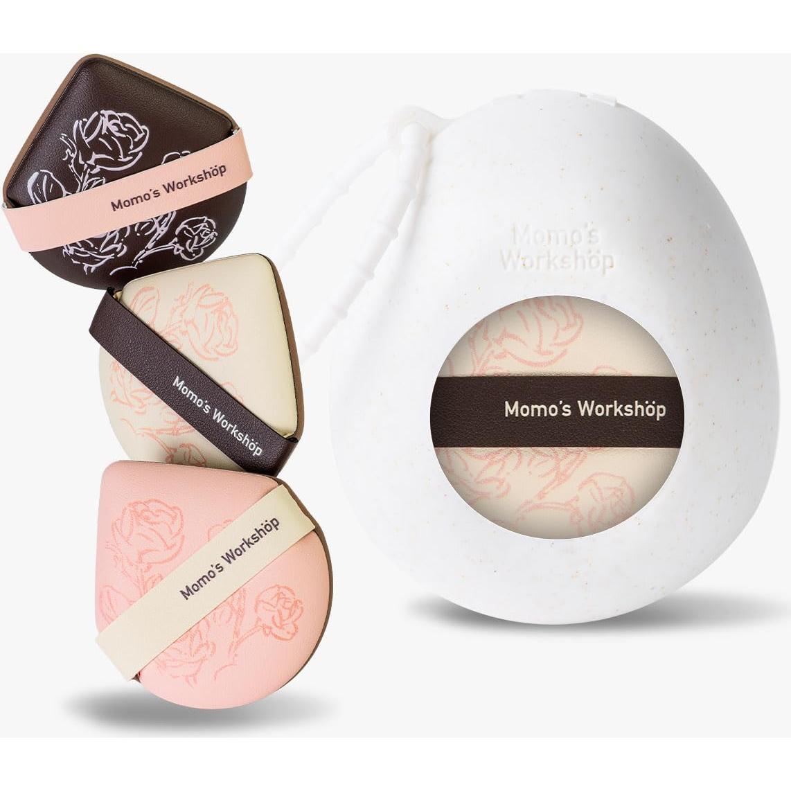 Juego de 3 Esponjas de Maquillaje Momo's Workshop - Hidropoliuretano