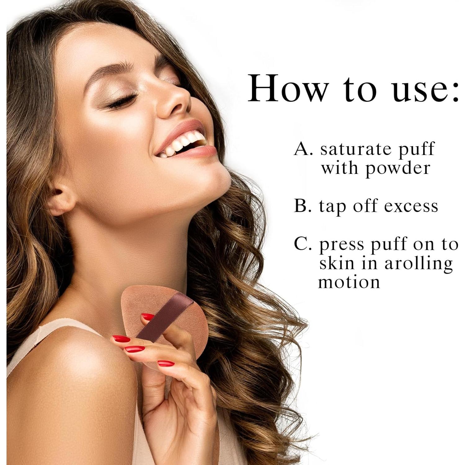 Esponja de Maquillaje Triangular Banidy para Polvo Facial