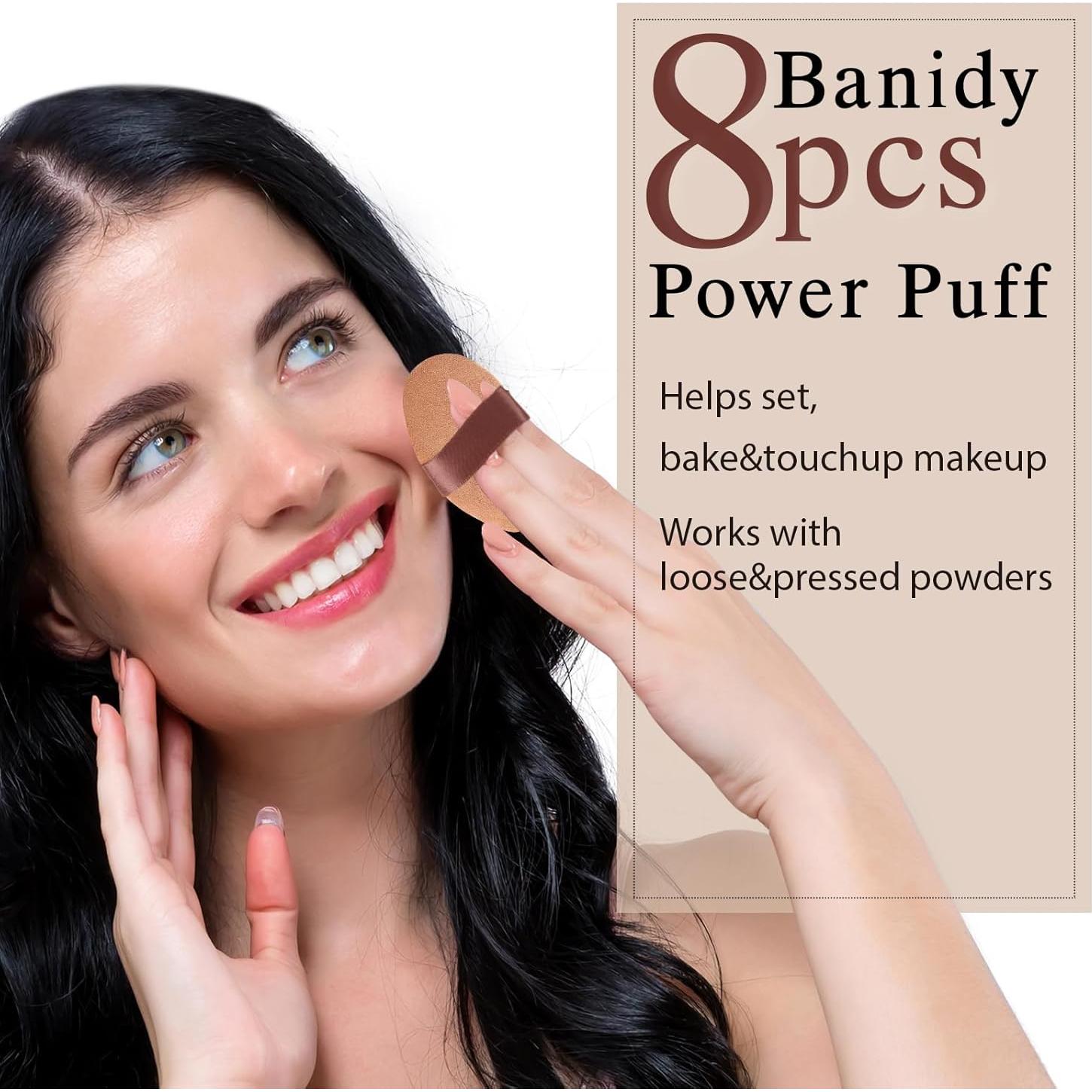 Esponja de Maquillaje Triangular Banidy para Polvo Facial