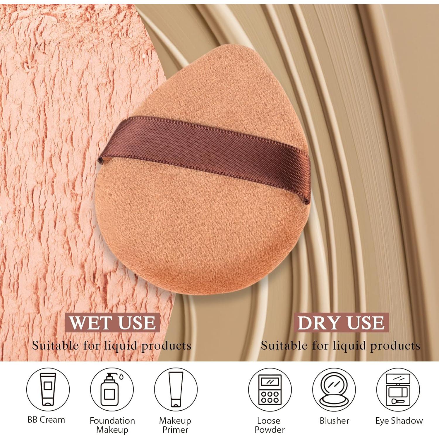 Esponja de Maquillaje Triangular Banidy para Polvo Facial