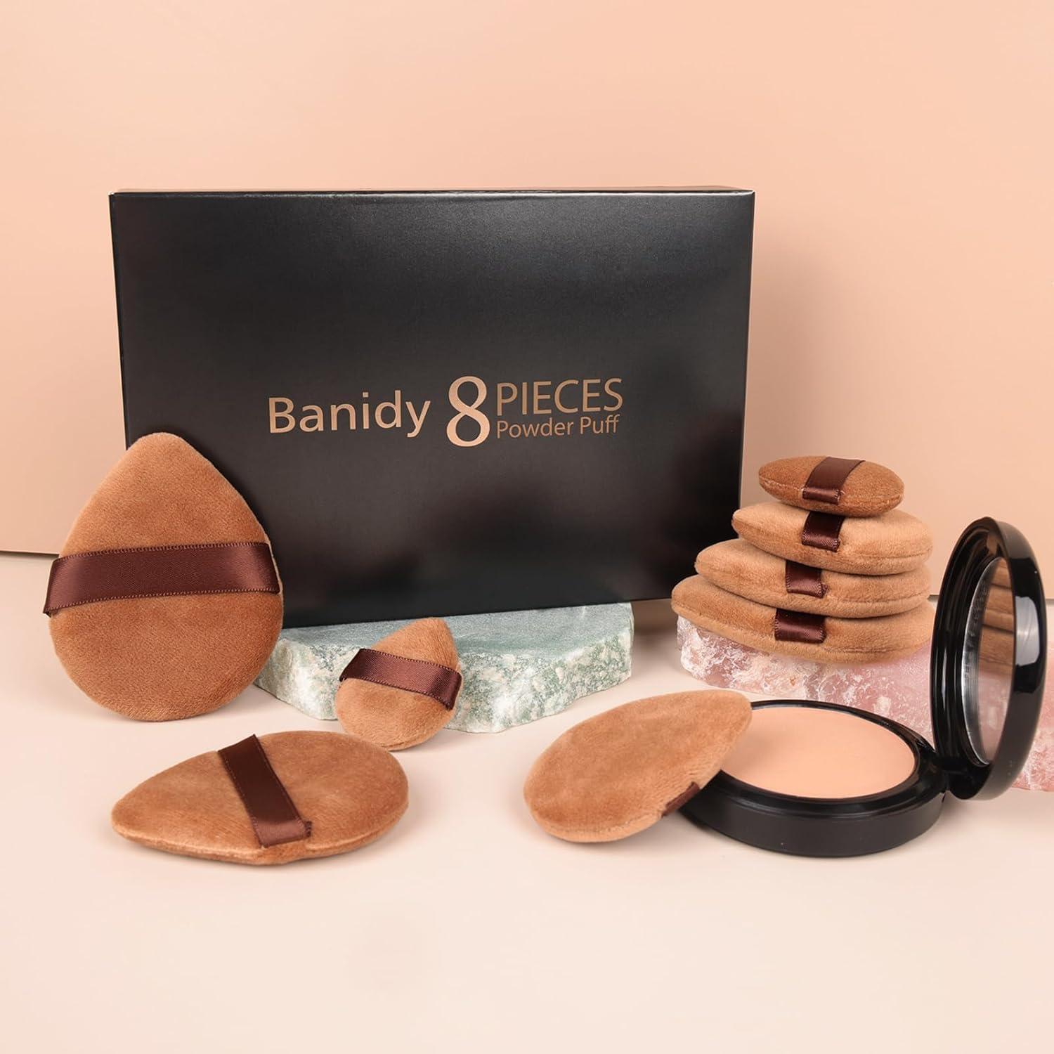 Esponja de Maquillaje Triangular Banidy para Polvo Facial