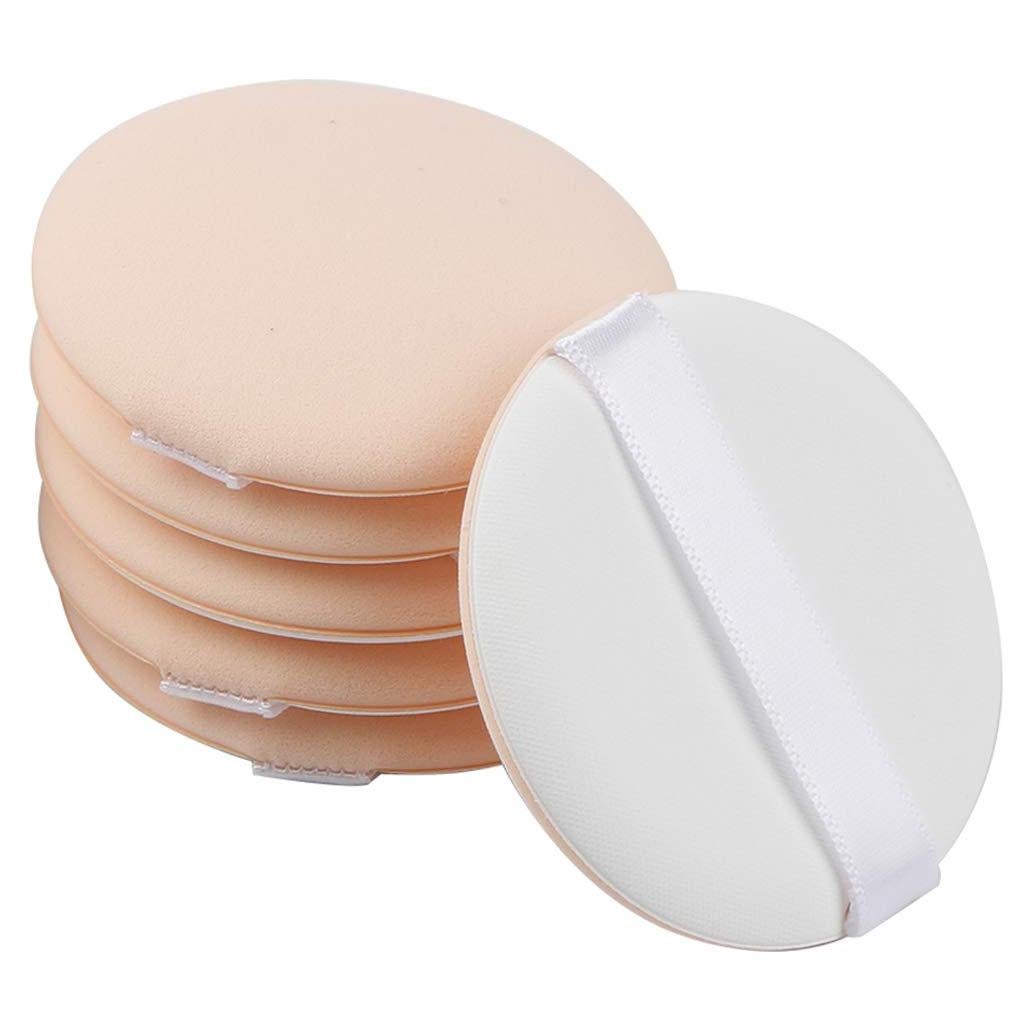Esponjas de Maquillaje Beige WWYICHEN 6 Piezas 5.5cm