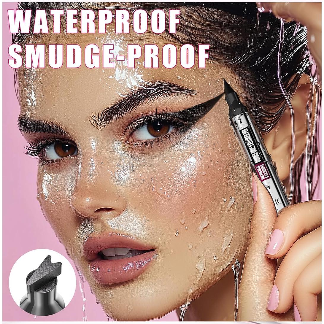 Eyeliner con Alas Registrado Linble Doble Punta 2ml Negro