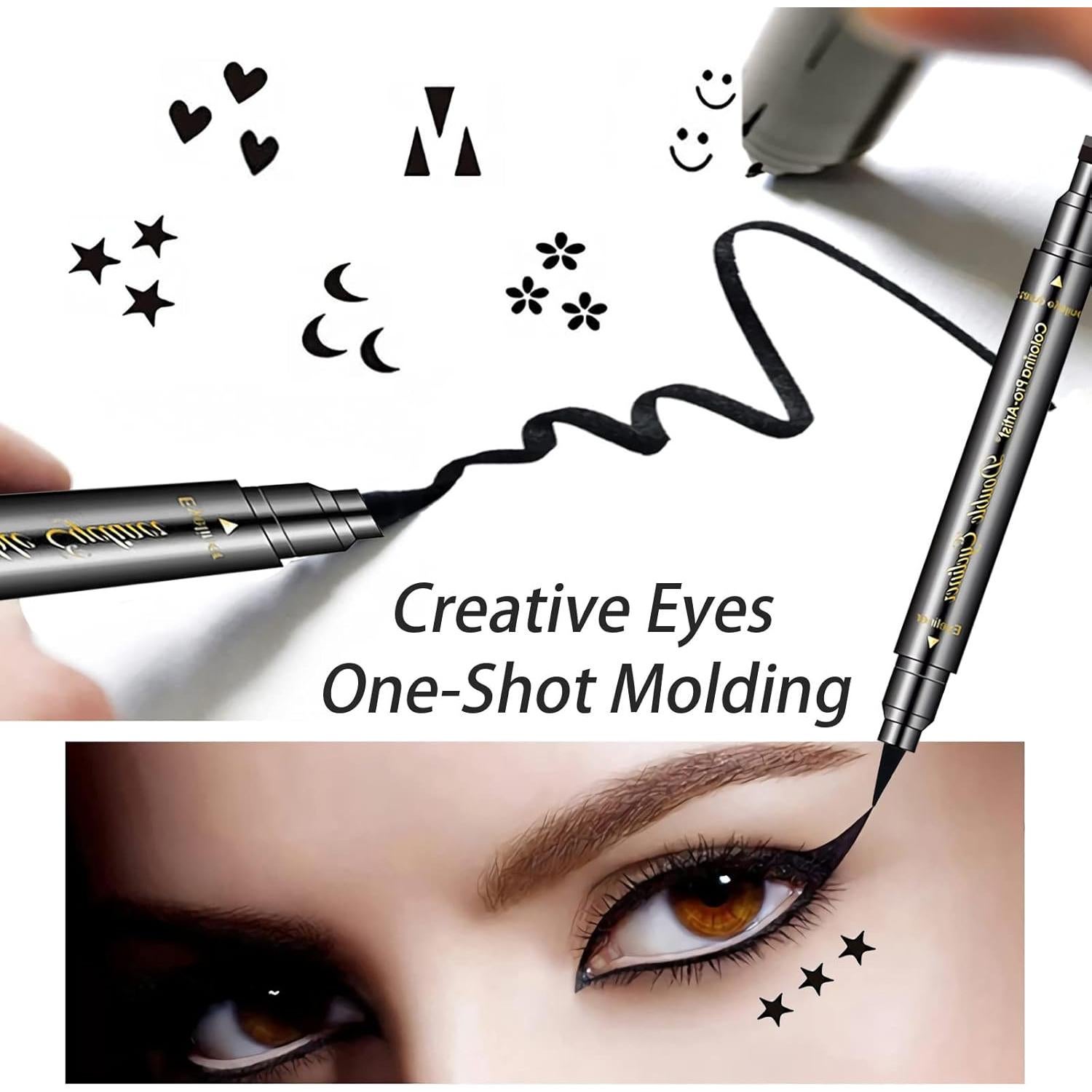 Juego de 6 Piezas de Lápiz de Eyeliner Doble Cabeza SUMEITANG