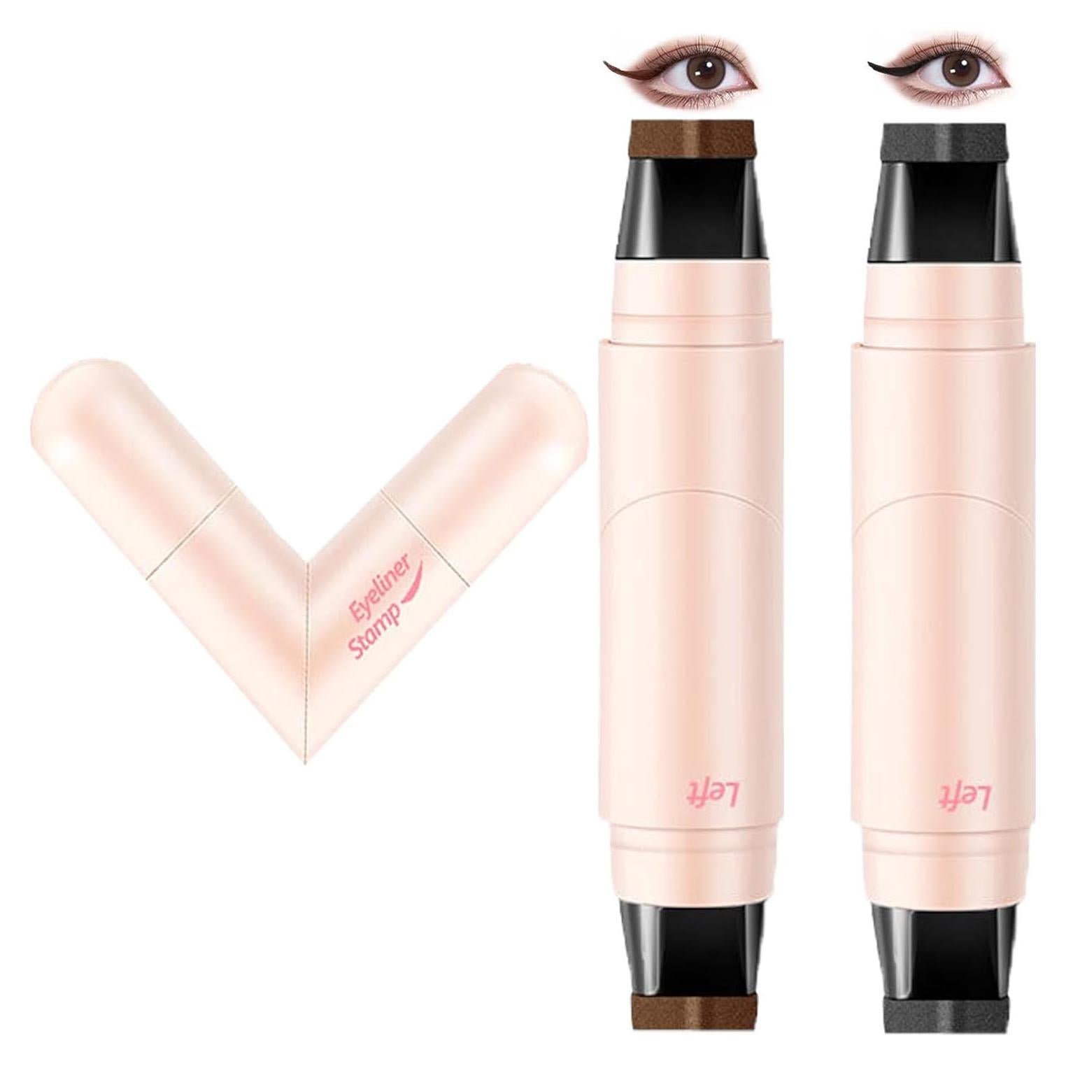 Conjunto de 2 Sellos de Delineador de Ojos KTouler - Negro y Marrón