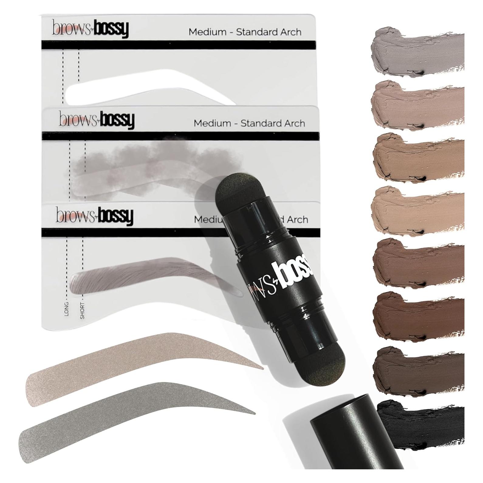 Kit de Plantillas para Cejas Brows by Bossy - 9 Reutilizables