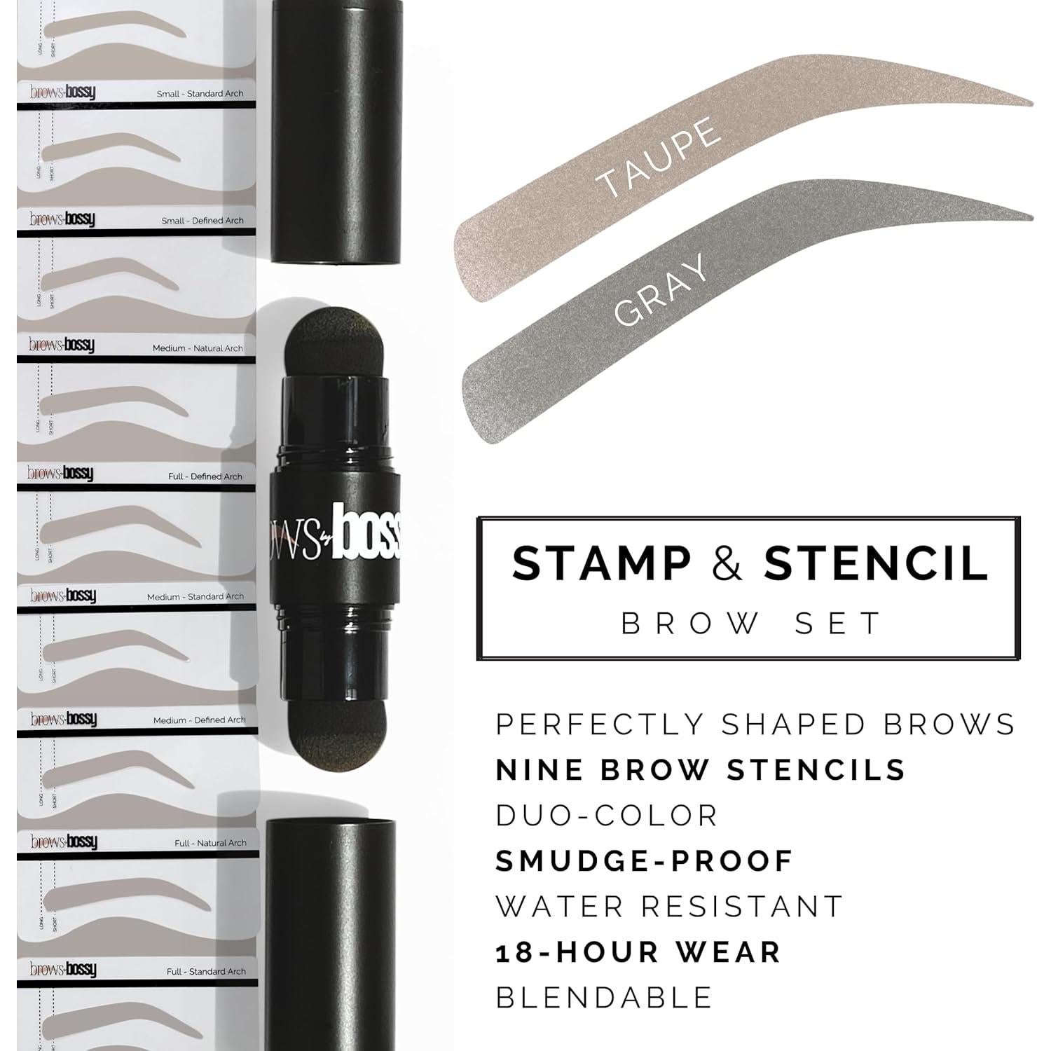 Kit de Plantillas para Cejas Brows by Bossy - 9 Reutilizables