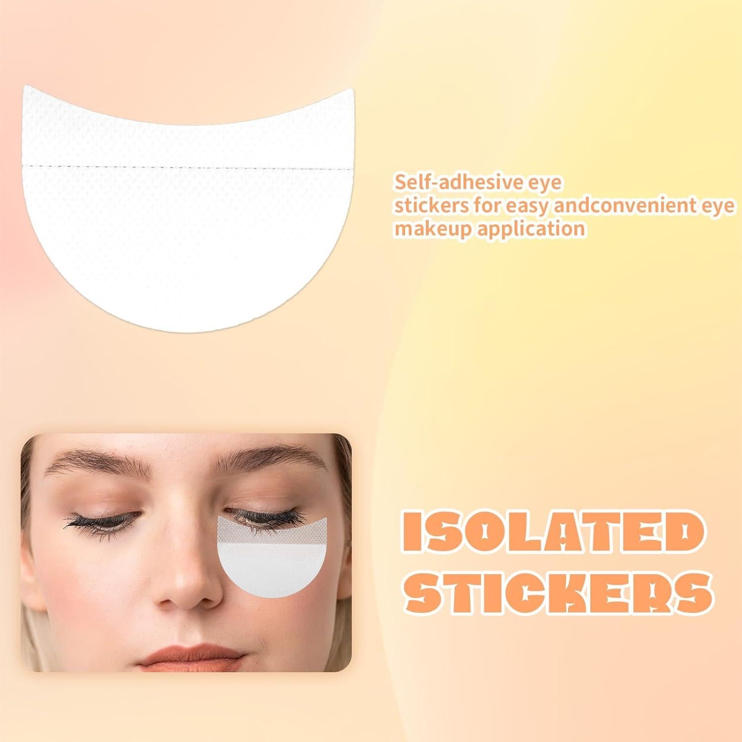 100 Pcs Cinta de Maquillaje para Sombra de Ojos FdcLixuvol