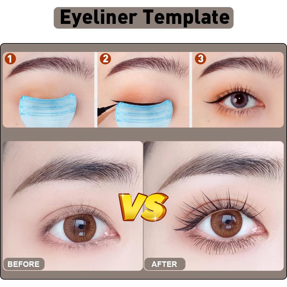 Kit de Herramientas de Maquillaje para Ojos Abnaok 3 Piezas