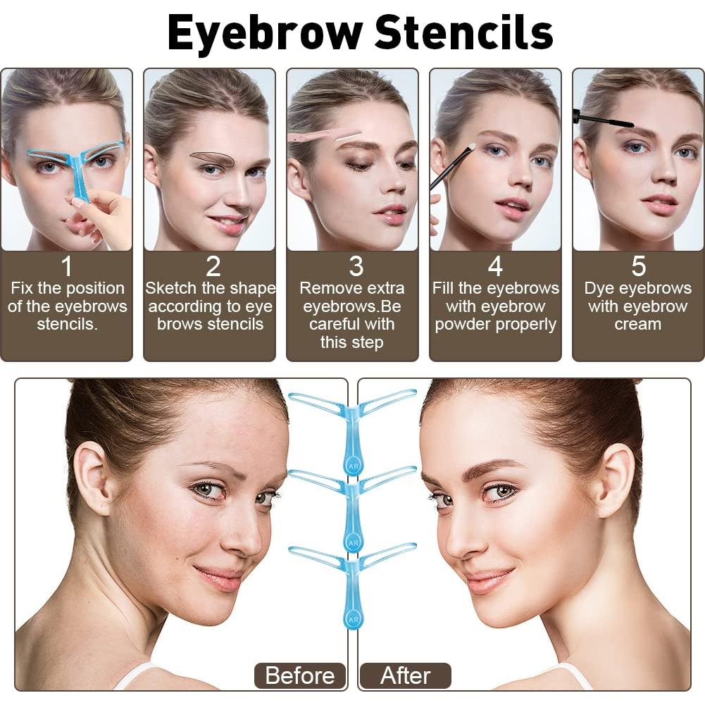 Kit de Herramientas de Maquillaje para Ojos Abnaok 3 Piezas