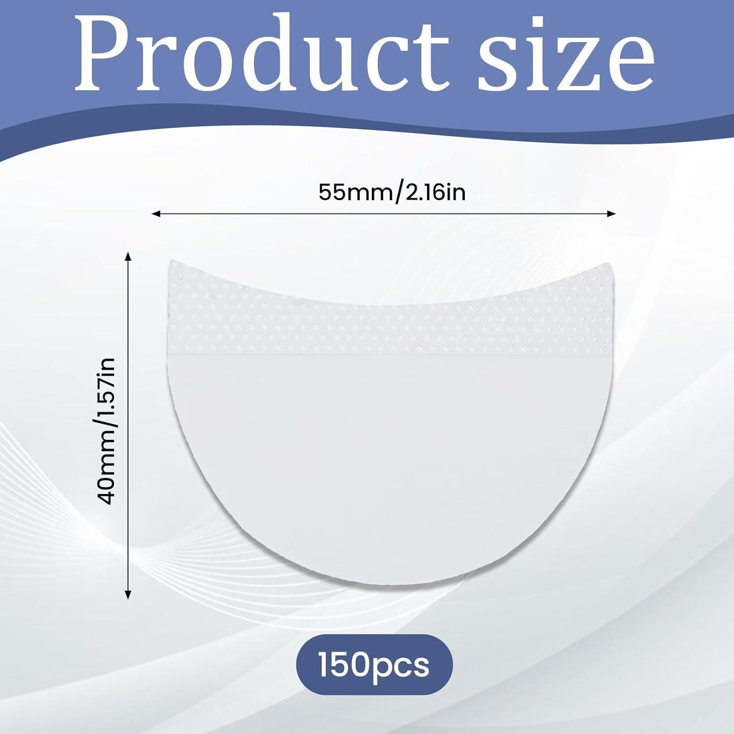 Escudos de Sombra de Ojos Larrel 150 Piezas Sin Pelusa