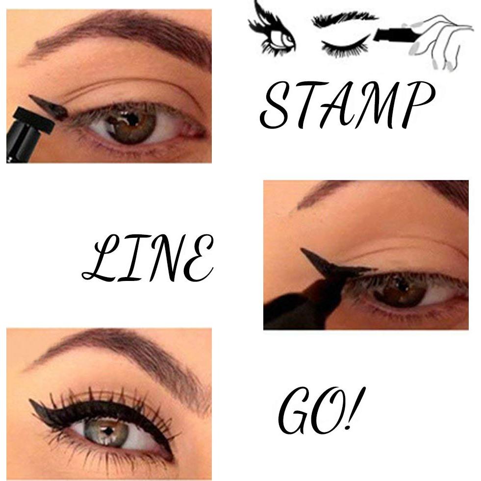 Docolor Delineador de Ojos Líquido Doble Cara Negro 1PC