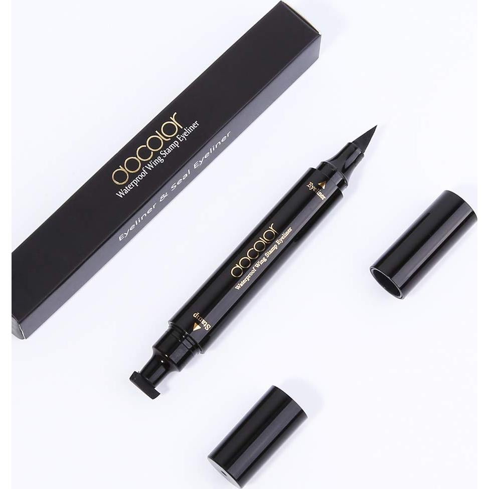 Docolor Delineador de Ojos Líquido Doble Cara Negro 1PC