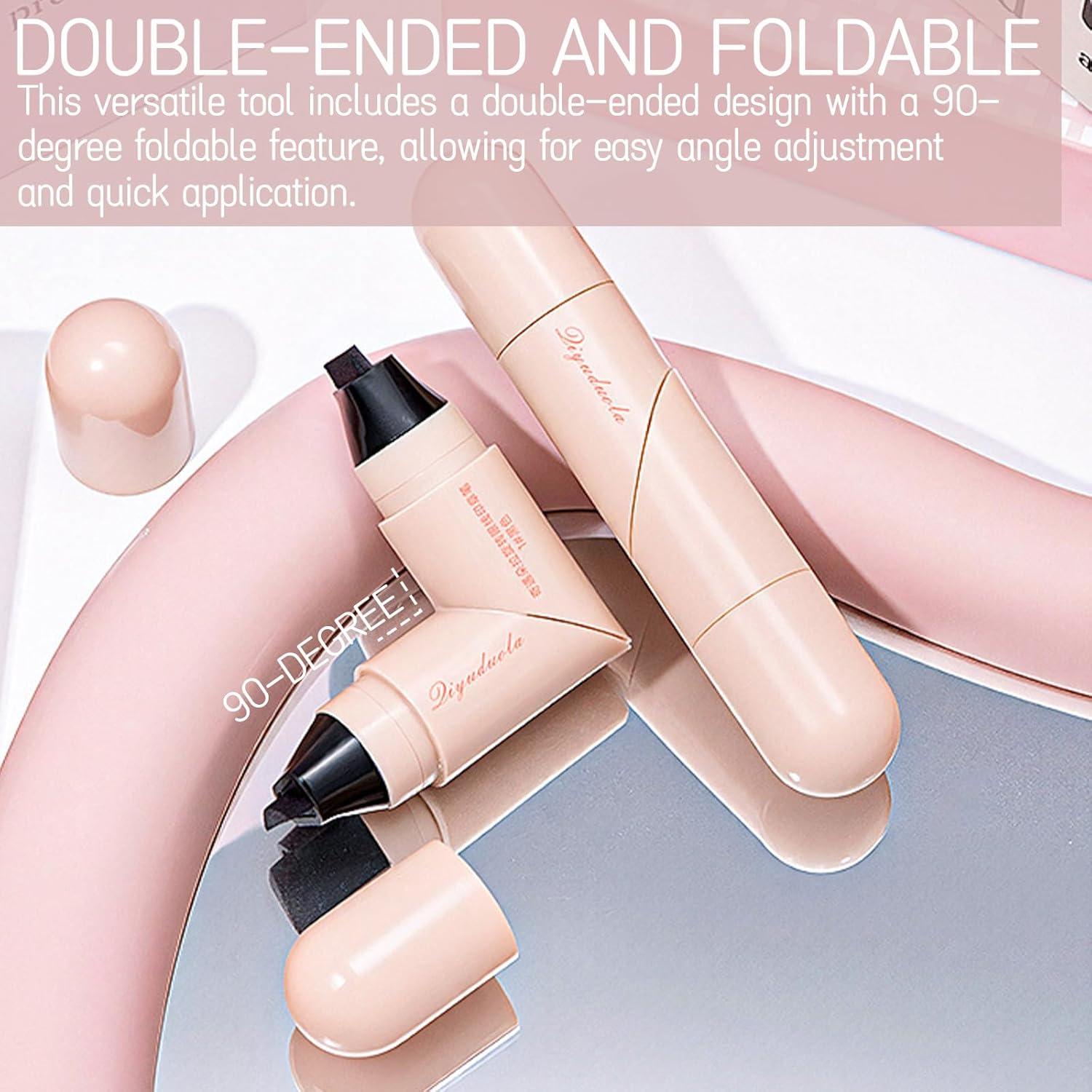 Juego de Delineador de Ojos Roioiow - 2 Piezas Impermeable