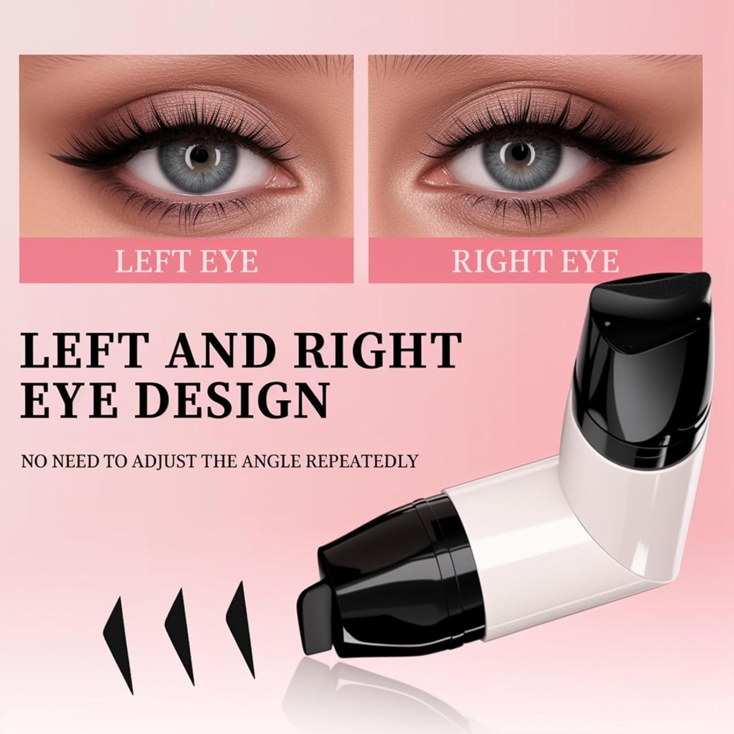 Sello de Eyeliner PKERUS Plegable Impermeable 01#HIPPLE BLACK