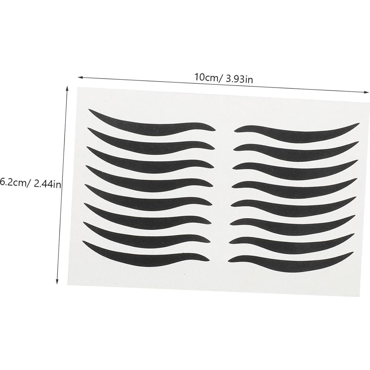 80 Pares de Pegatinas de Delineador de Ojos FOMIYES 42x4mm