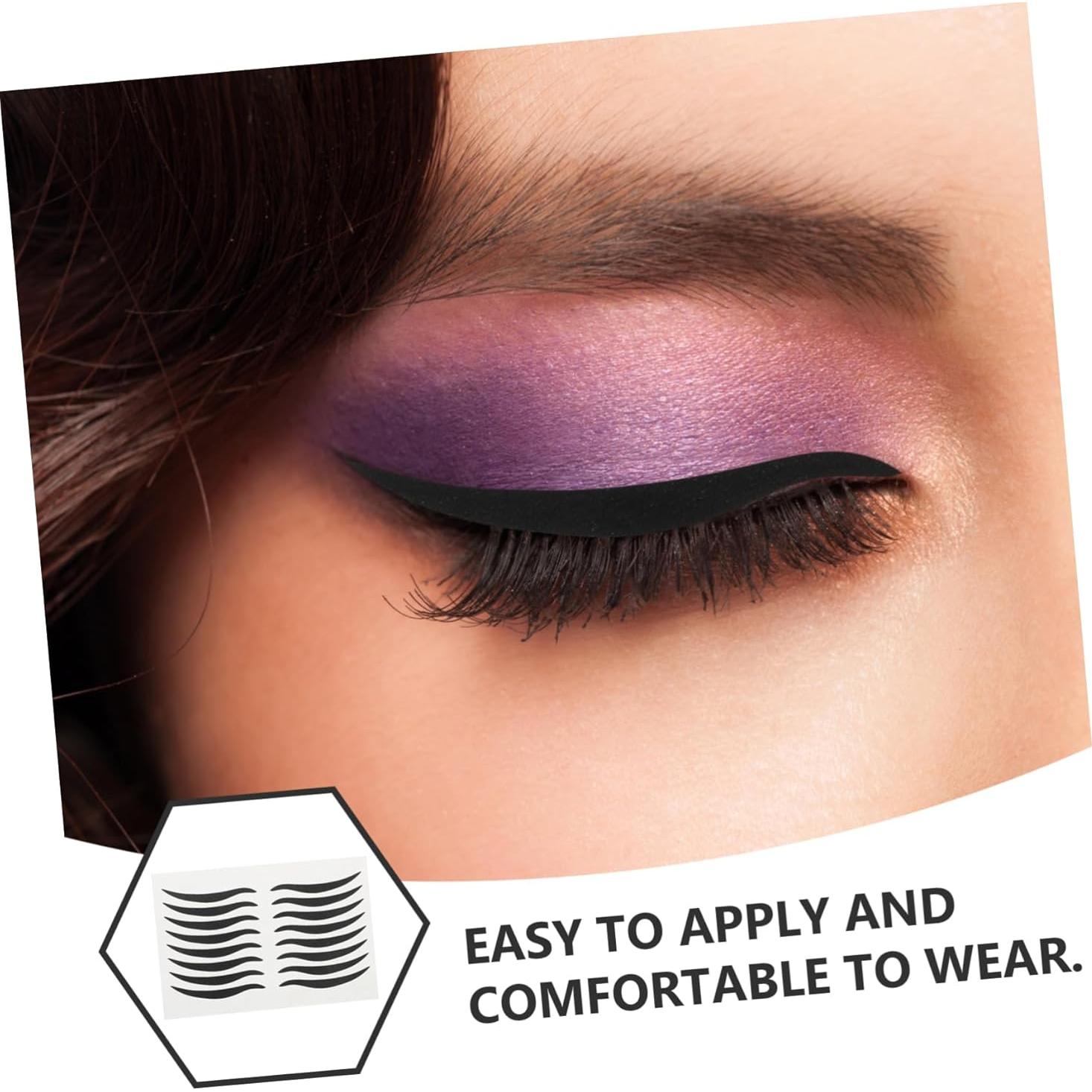 80 Pares de Pegatinas de Delineador de Ojos FOMIYES 42x4mm