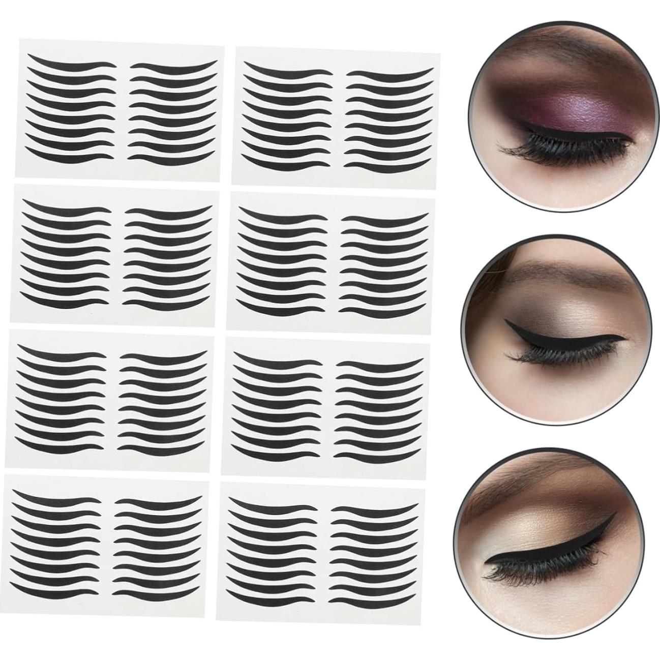 80 Pares de Pegatinas de Delineador de Ojos FOMIYES 42x4mm