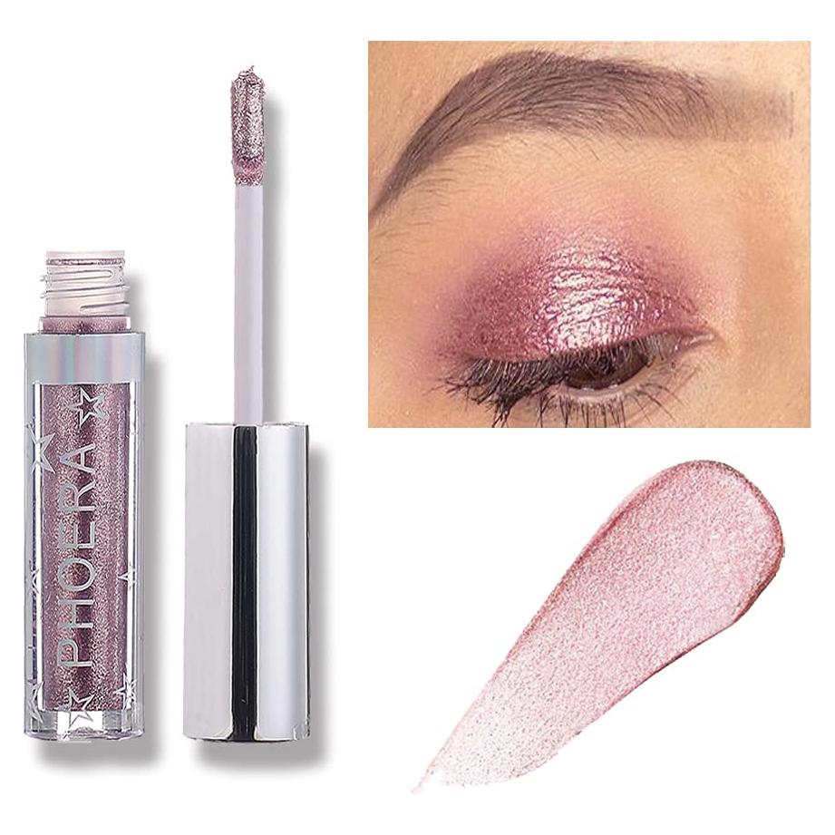 Sombra de Ojos Brillante Eschindler A102 - 12 Colores Metálicos