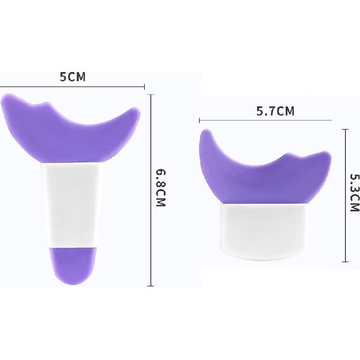 Plantilla de Maquillaje de Silicona Reutilizable Feilguee - 2 Pcs