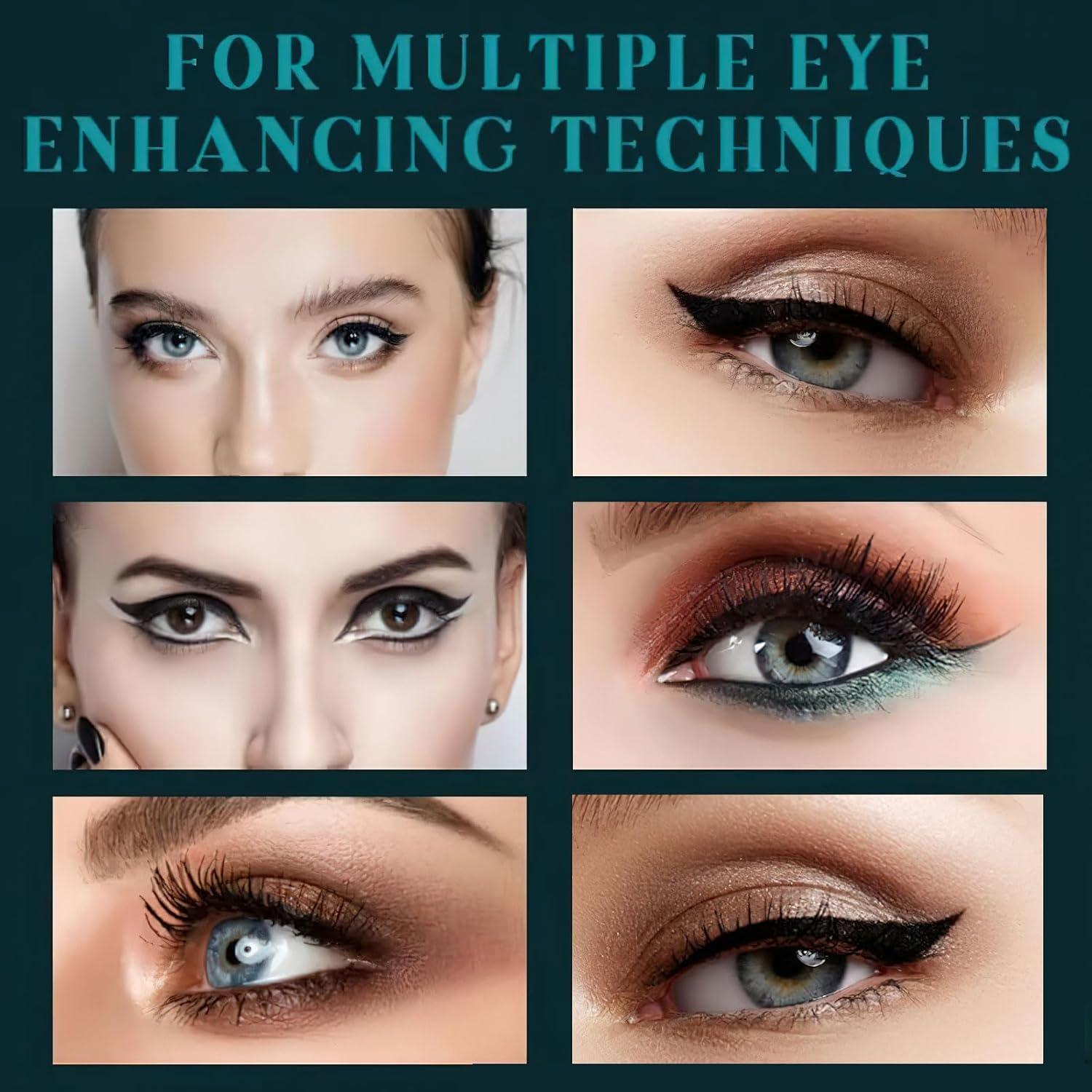 Set de Delineador de Ojos Ylapagne con Brocha de Silicona y Crema