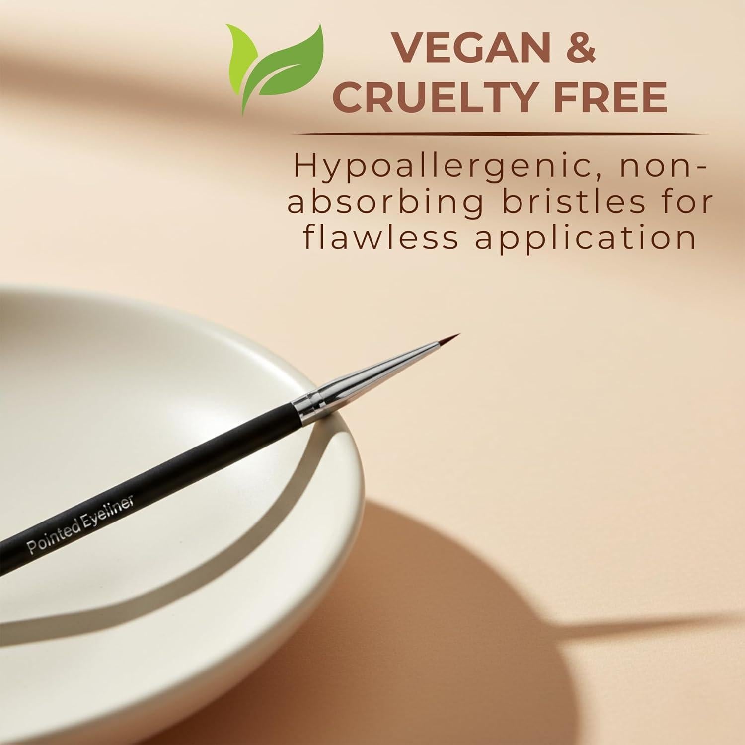 Pincel Delineador Punta Fina Mommy Makeup - Cerdas Sintéticas Veganas