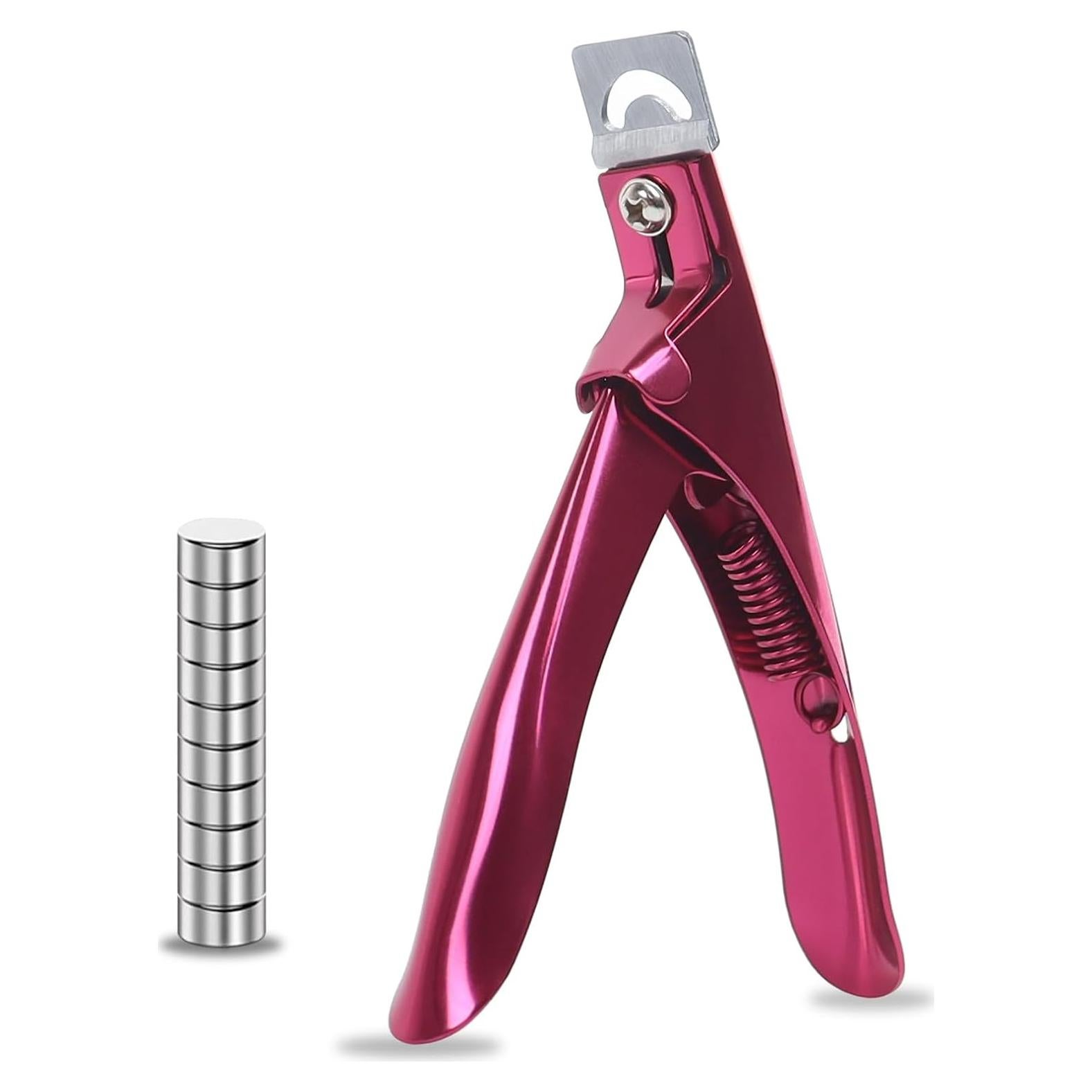 Cortador de Uñas Acrílicas XIRON Ajustable Rosa 16.5cm