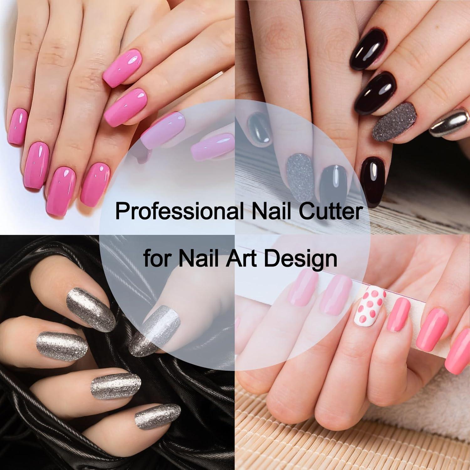 Cortador de Uñas Acrílicas XIRON Ajustable Rosa 16.5cm