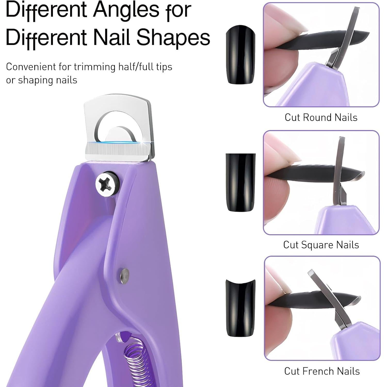 Cortador de Uñas Acrílico Profesional Kootinn Ajustable 15cm