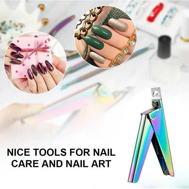 Cortador de Uñas Acrílico Luhaomisky con Medición y Imán