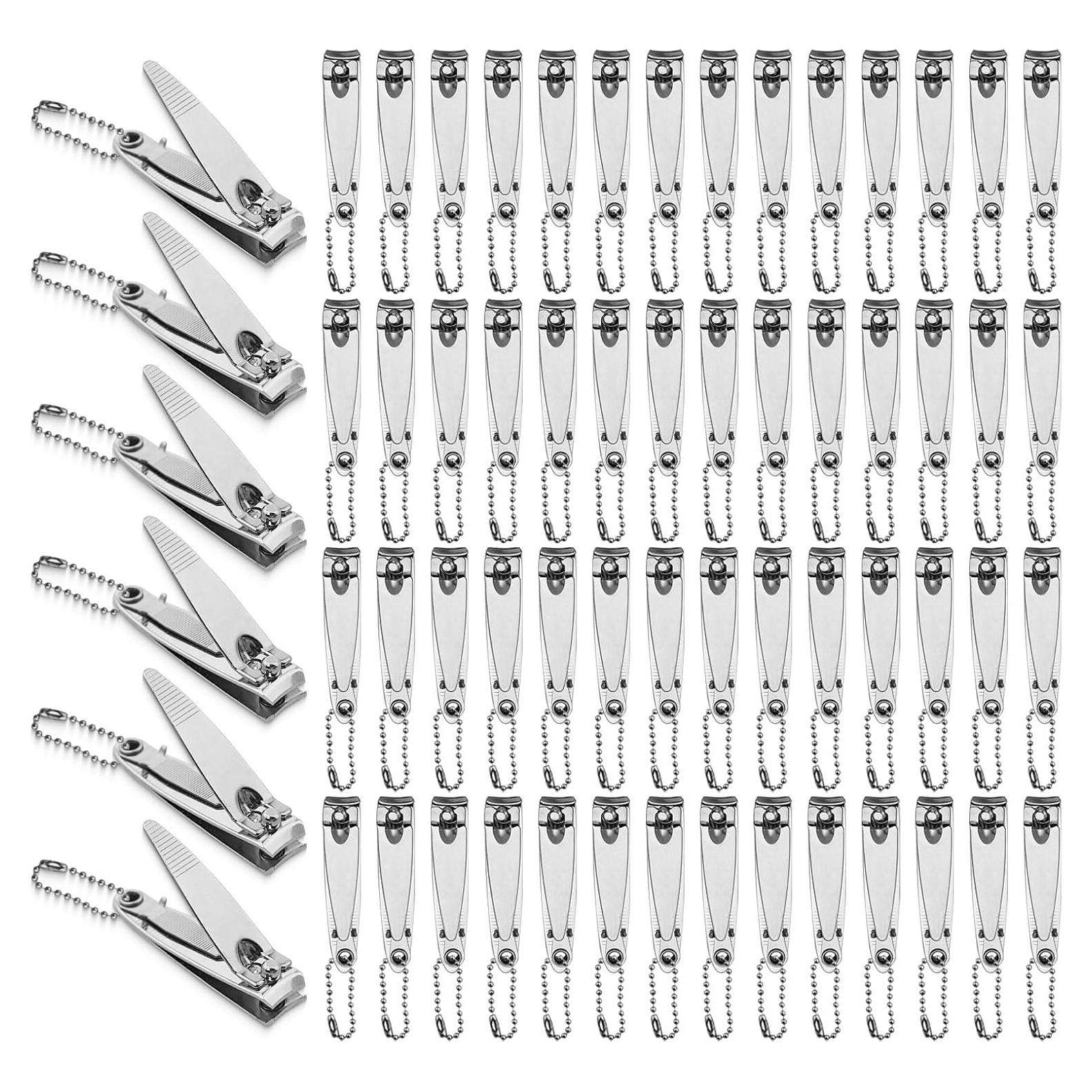 Cortauñas Mini Acero Inoxidable RSQAZQ 5.08 cm - Lote 50 Unidades