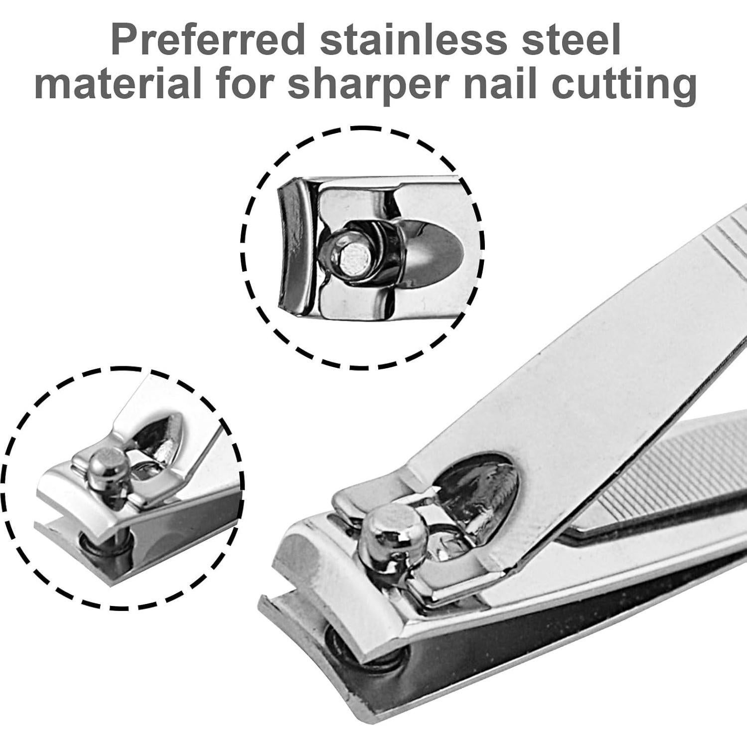 Cortauñas Mini Acero Inoxidable RSQAZQ 5.08 cm - Lote 50 Unidades