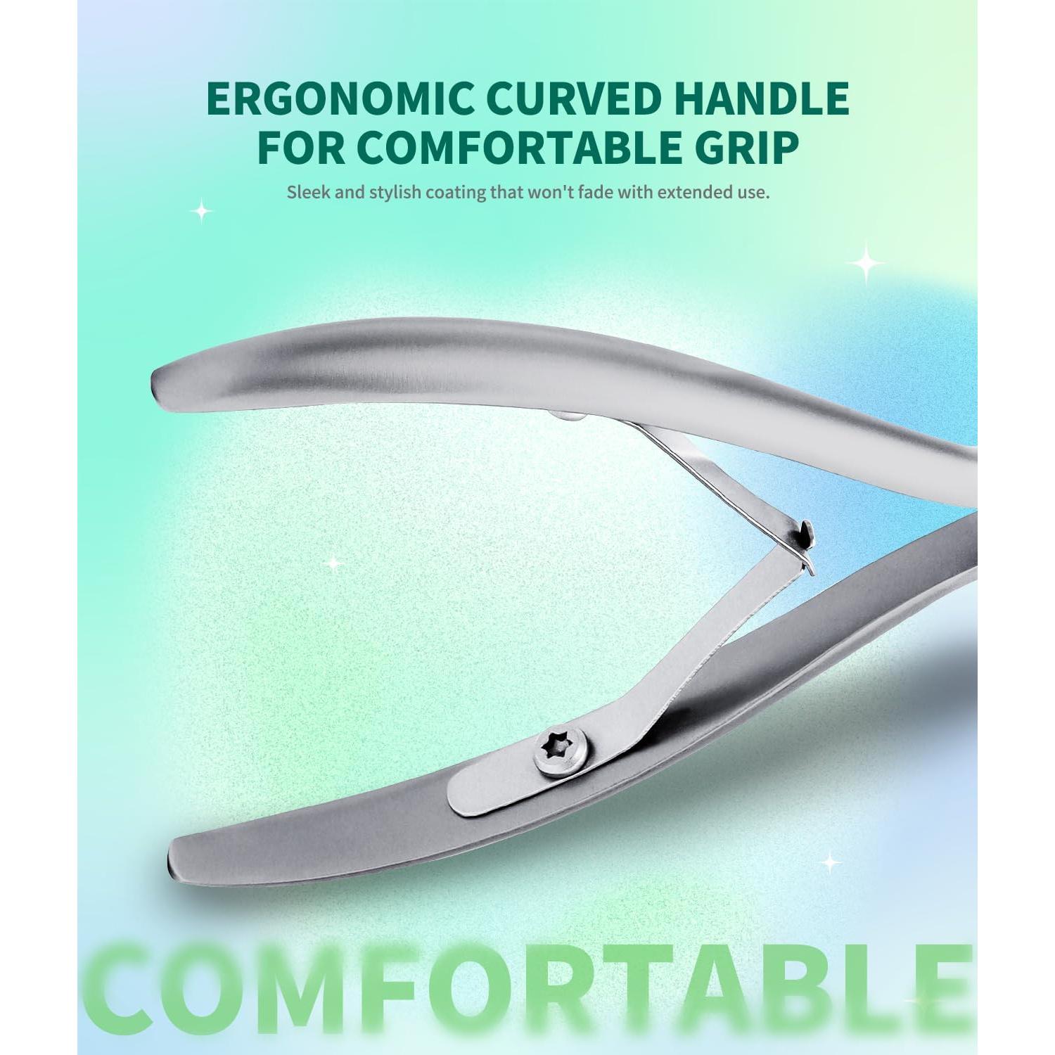 Cortador de Uñas Encarnadas ILLFER Acero Inoxidable Plata