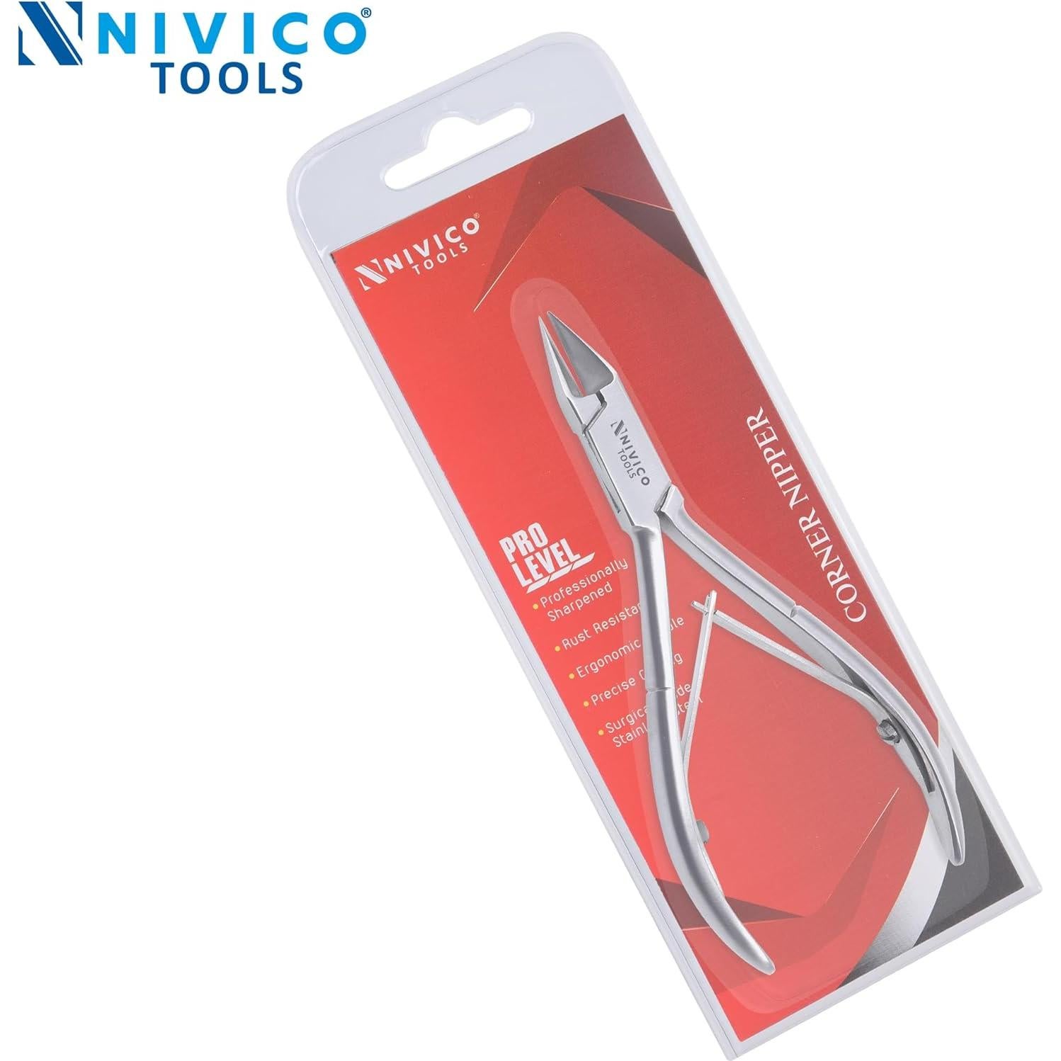Cortador de Uñas NIVICO 13cm Acero Inoxidable Profesional