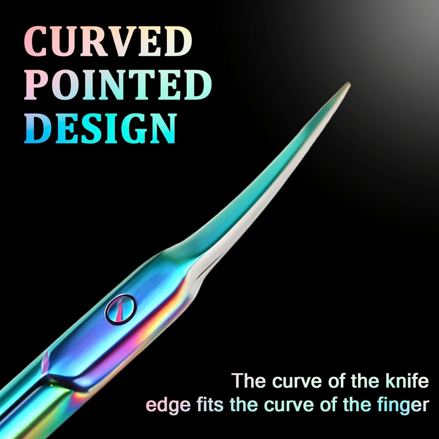 Tijeras Curvadas para Cutículas Ptwola 15x10.5cm Acero Inoxidable