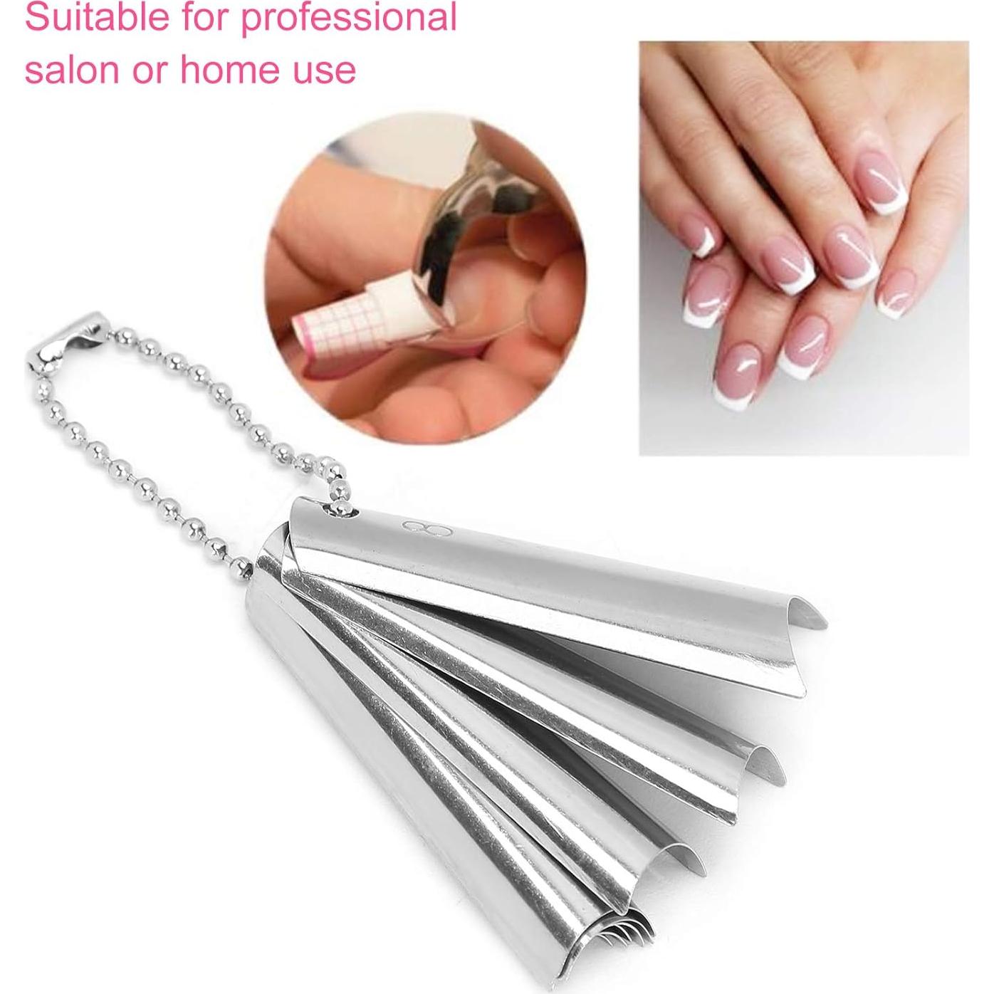 Cortador de Uñas Francesas ZJchao 18 Piezas 9 Tamaños