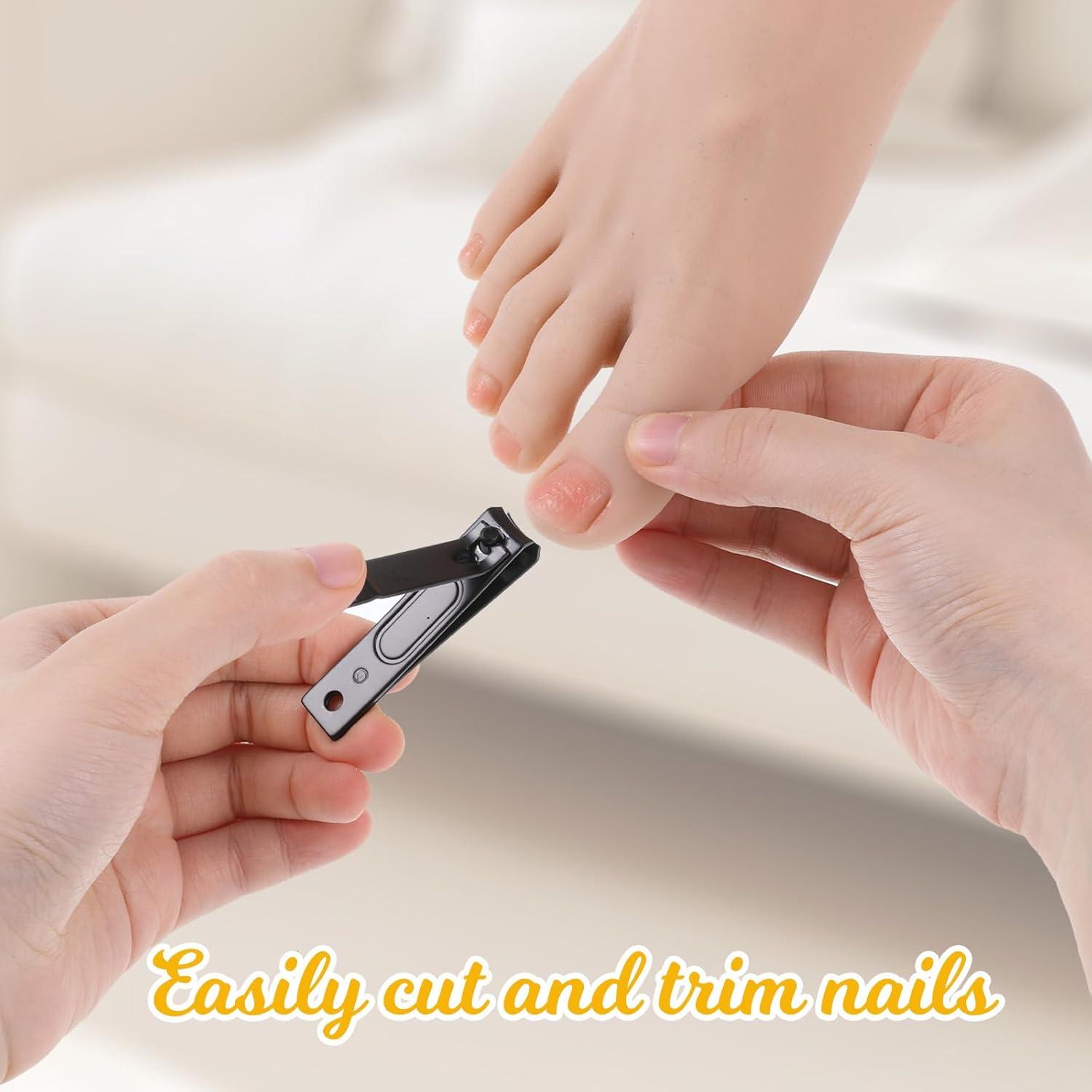 Cortauñas Grande y Pequeño FdcZeyxior Acero Inoxidable