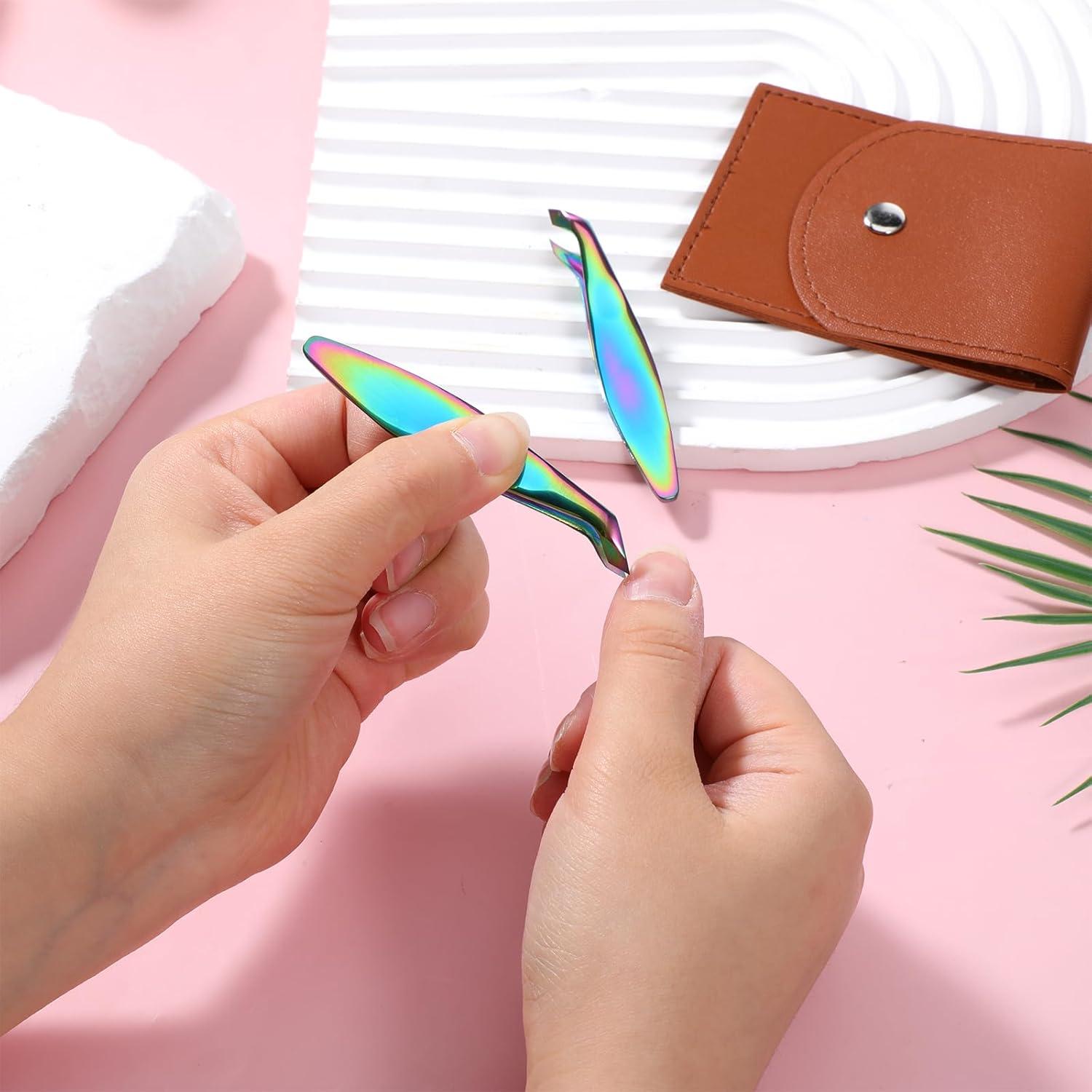 Cortador de Cutículas Mini Ajcotahm 2 Pcs Acero Inoxidable