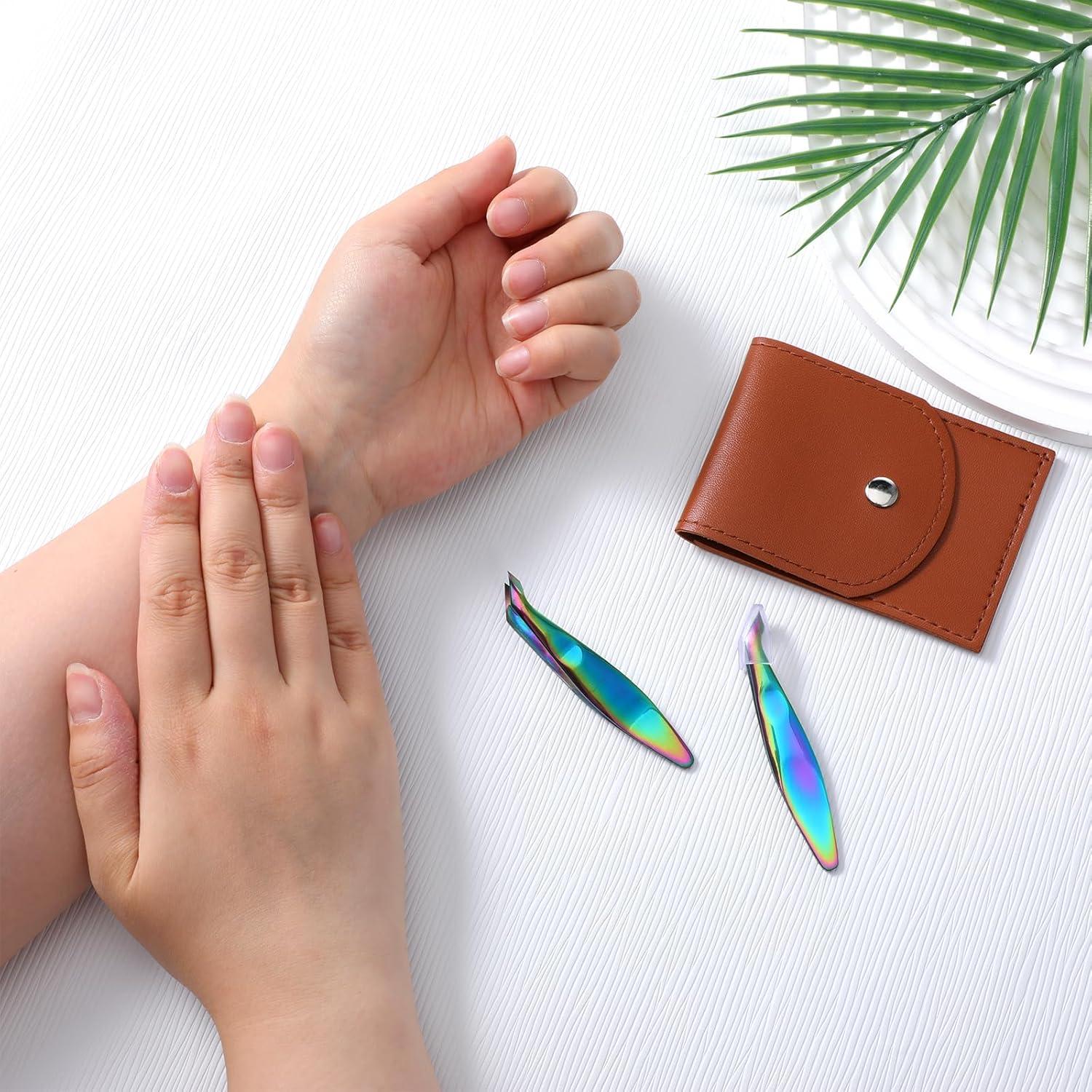 Cortador de Cutículas Mini Ajcotahm 2 Pcs Acero Inoxidable