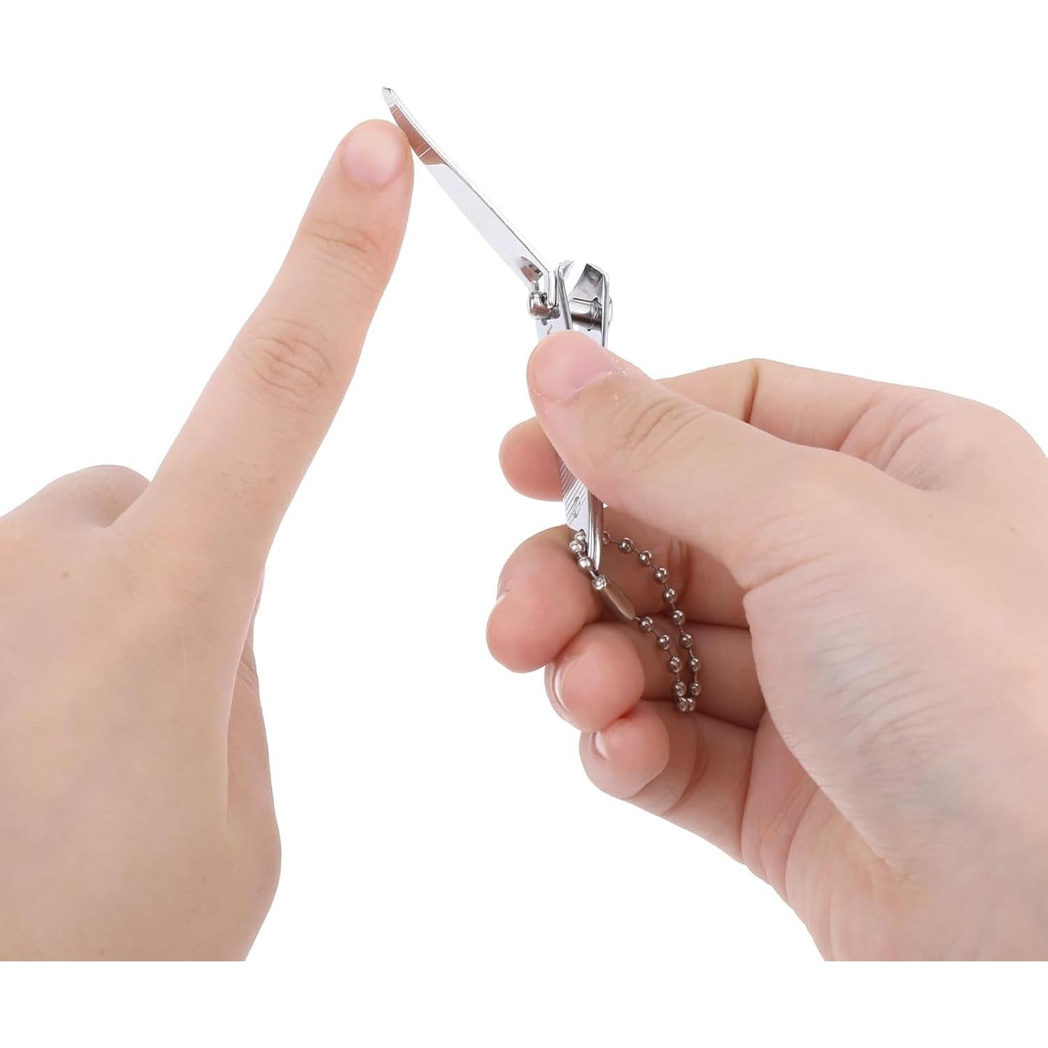 Cortauñas de Acero Inoxidable Salbsever - 4 Piezas Mini 5.08 cm