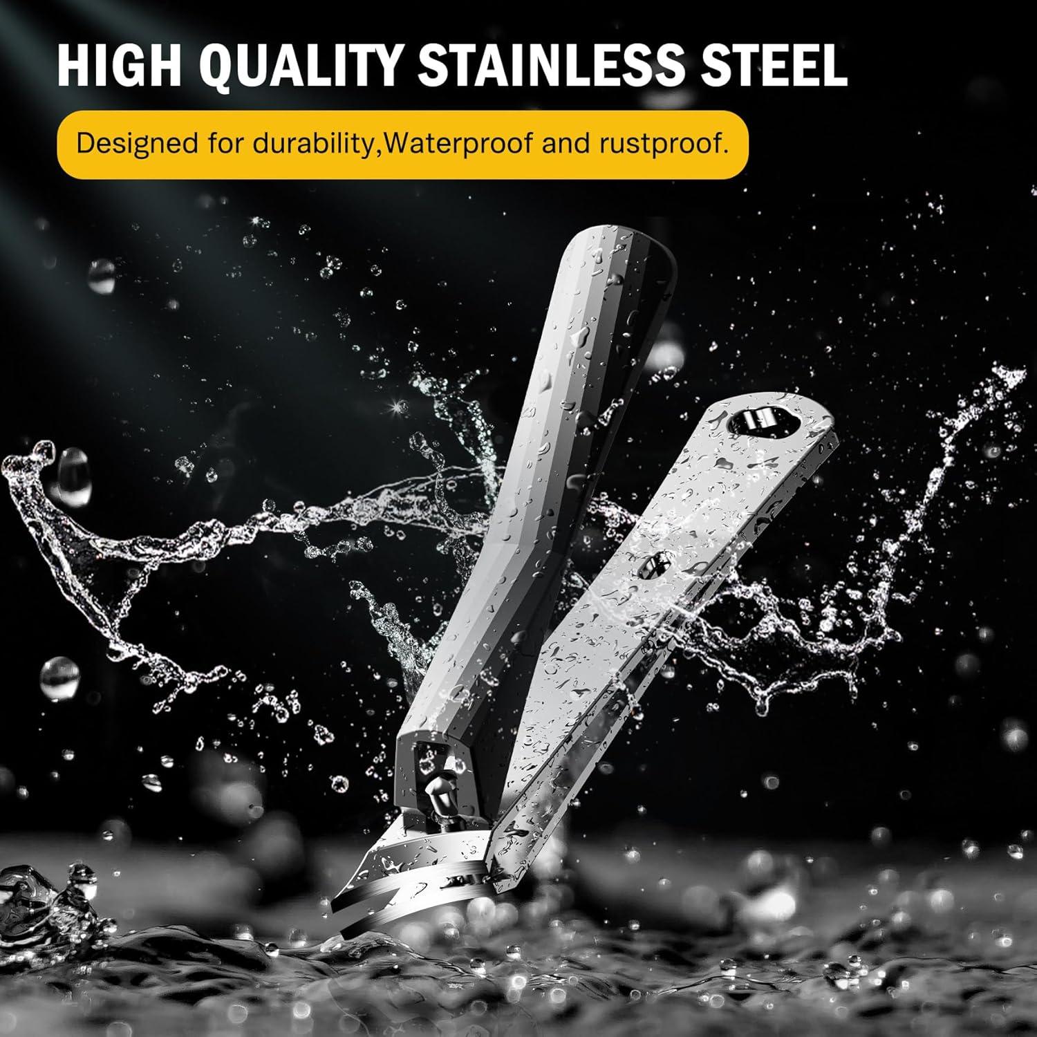 Cortauñas Curvado FVION para Uñas Encarnadas - Negro